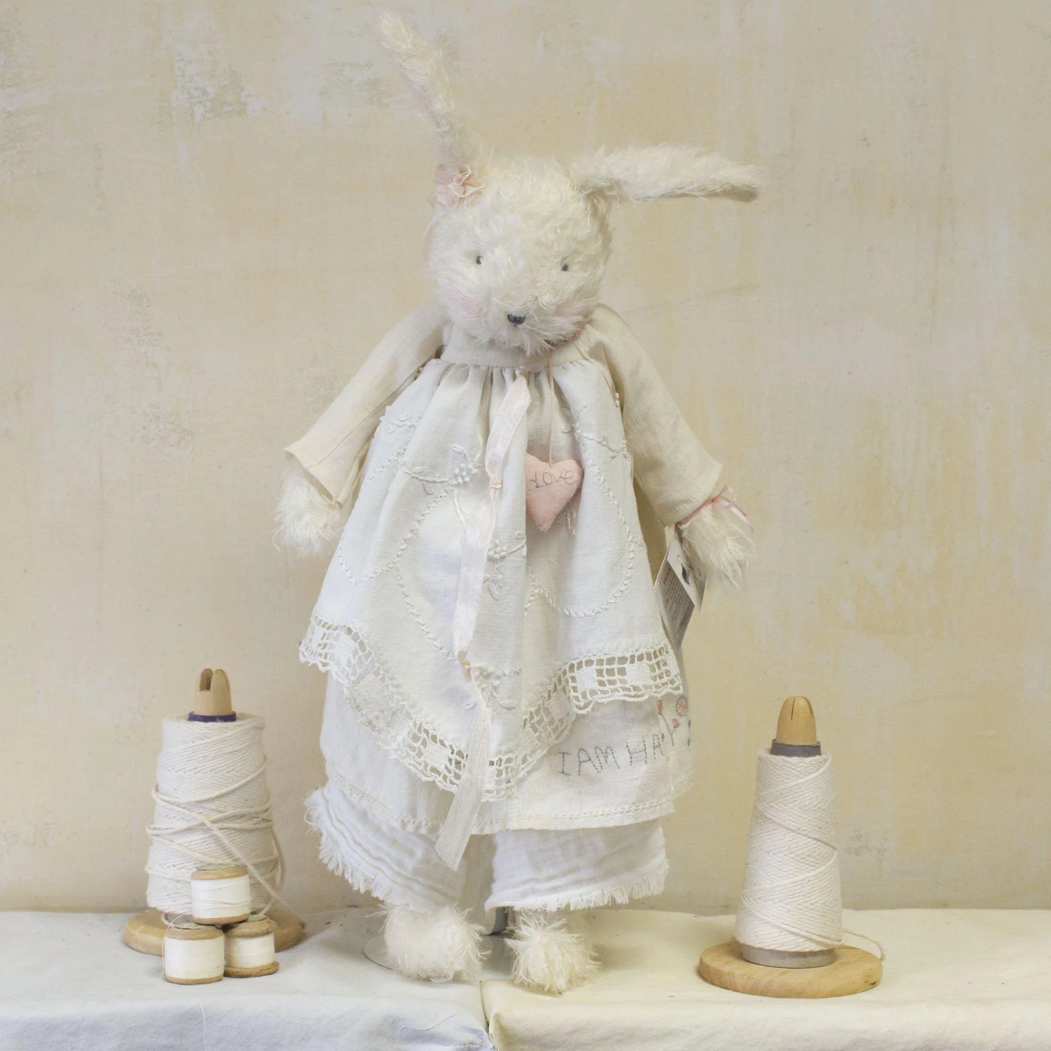 RETIRED - Hutch Studio - Proper Miss Prim - One Of A Kind Bunny