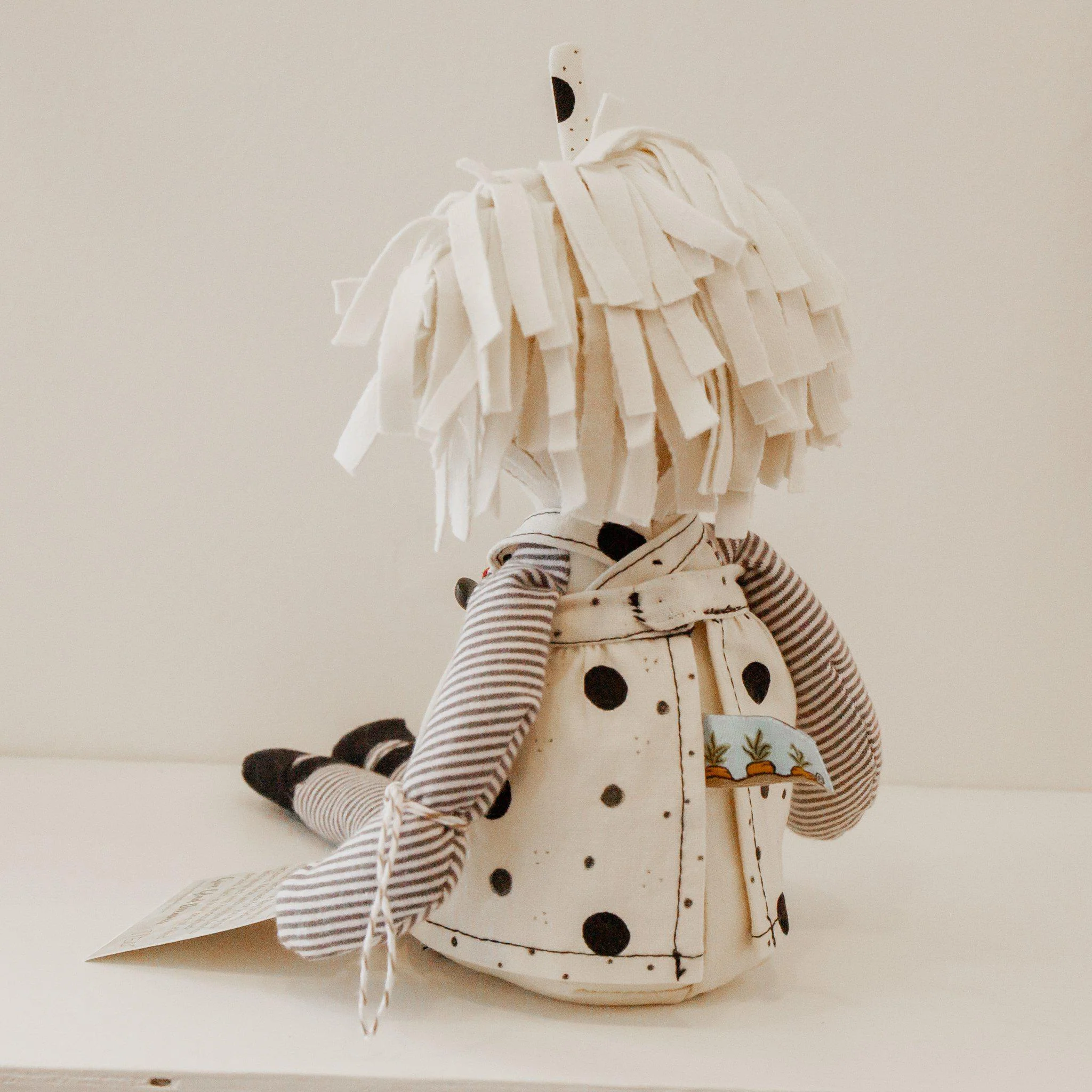 RETIRED - Hutch Studio - Raggedy Boo 1 - One of a Kind Rag Doll - Image 3