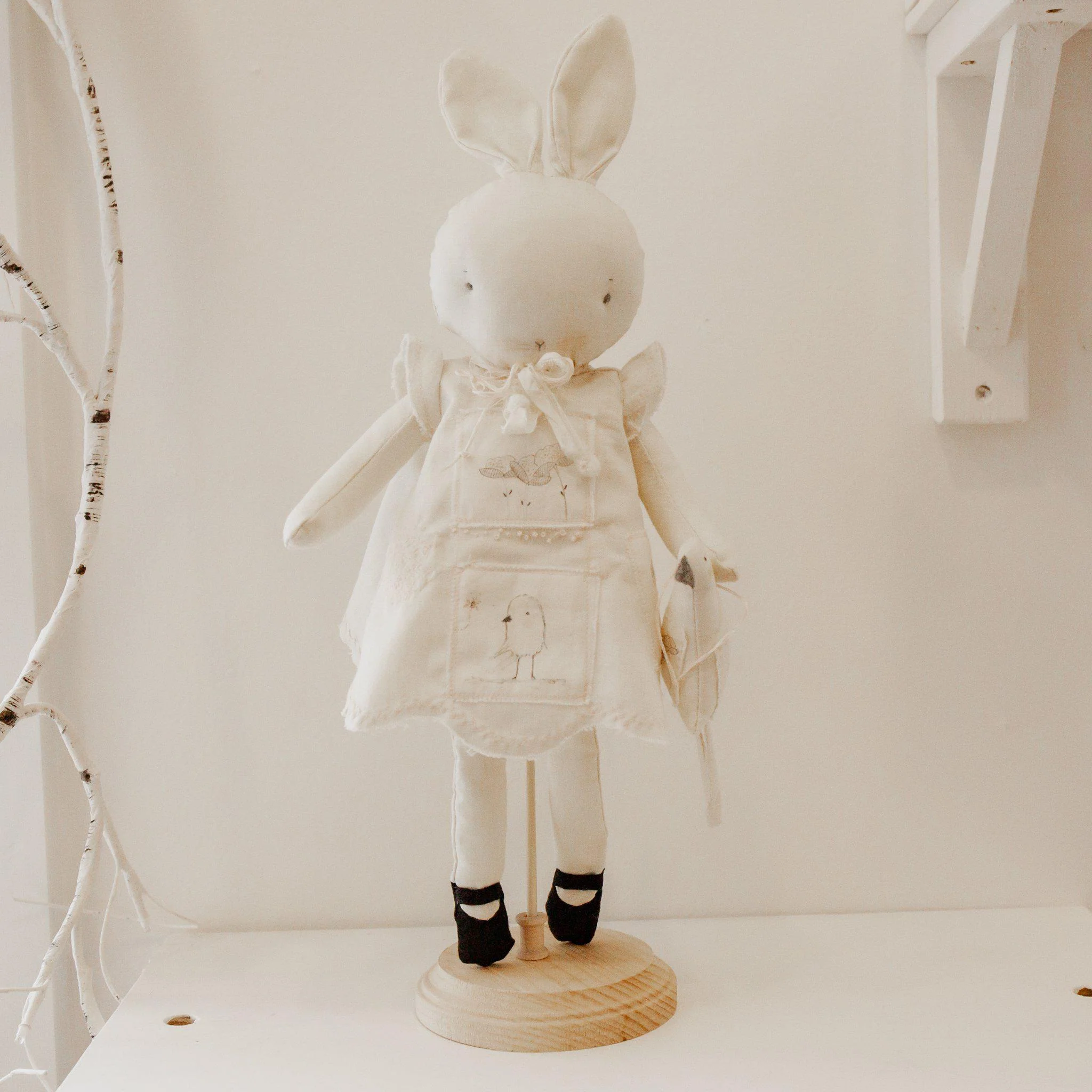 RETIRED - Hutch Studio - Sallie Annie 1 - One of a Kind Bunny