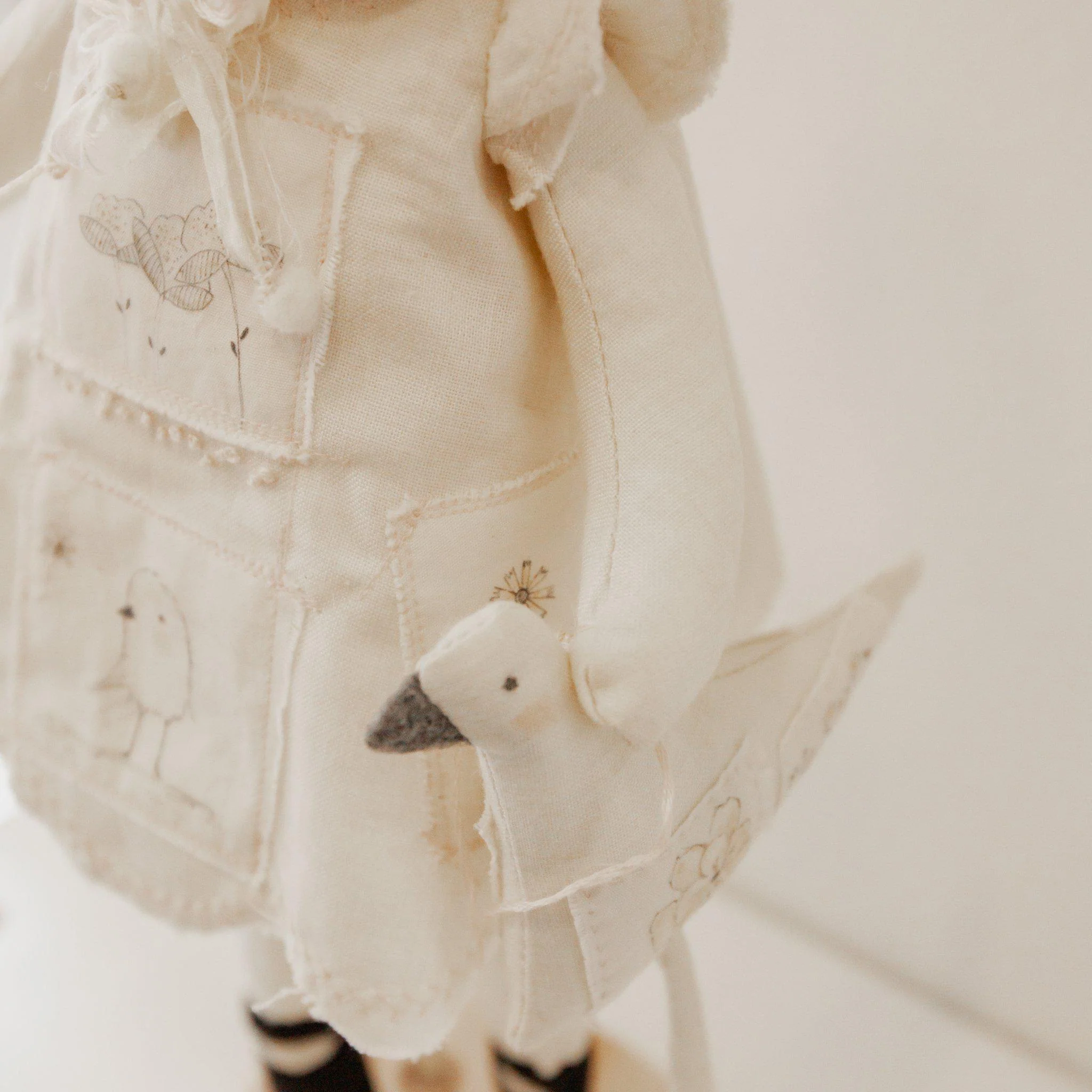 RETIRED - Hutch Studio - Sallie Annie 1 - One of a Kind Bunny - Image 3