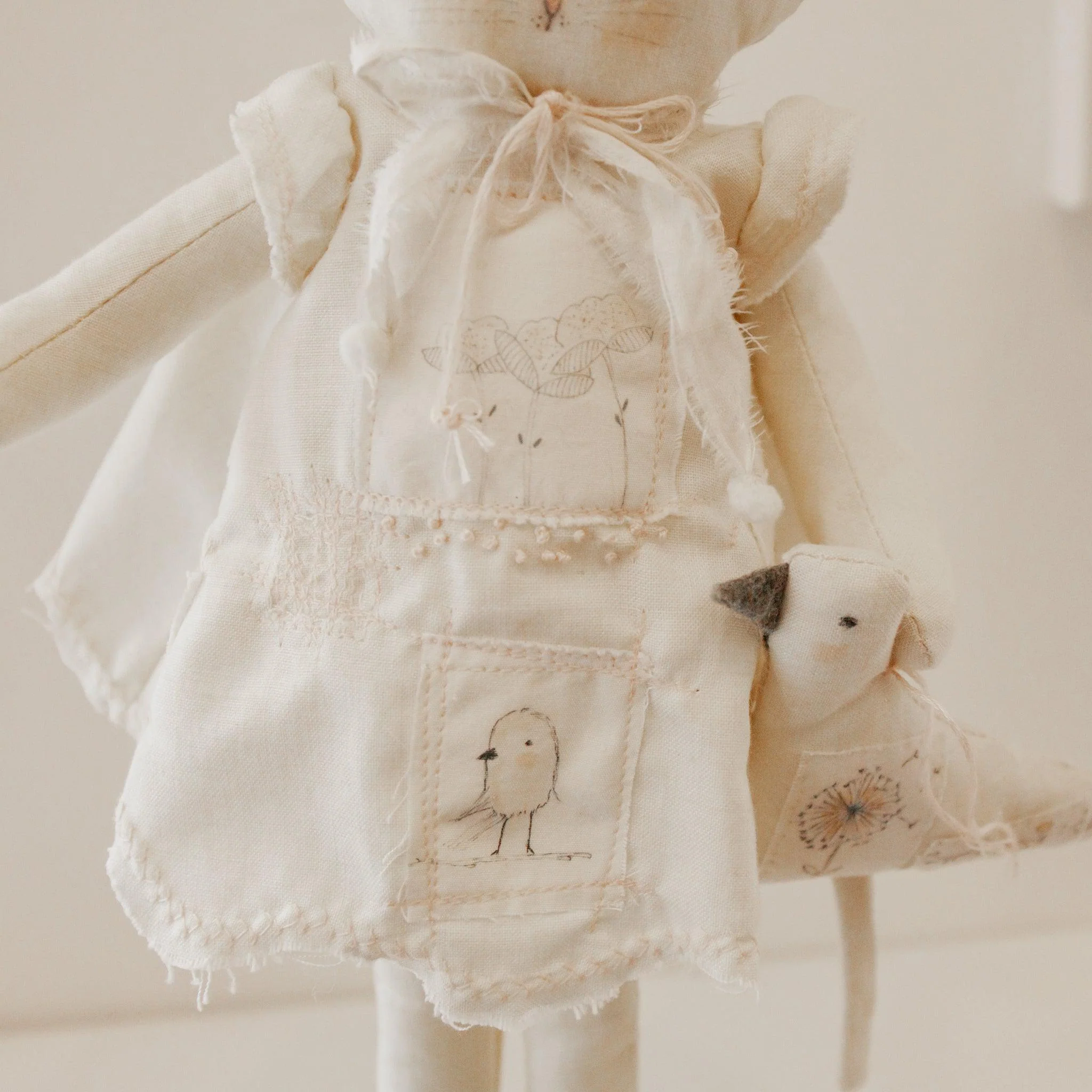 RETIRED - Hutch Studio - Sallie Annie 2 - One of a Kind Bunny - Image 3