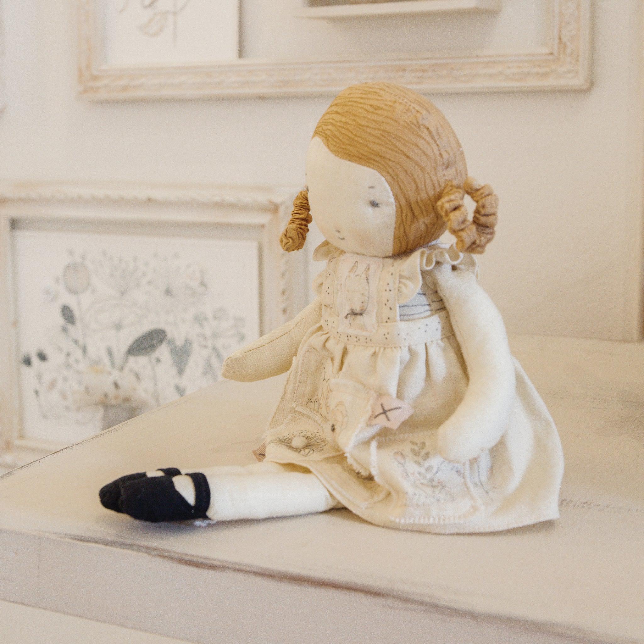 RETIRED - Hutch Studio - Sweet Sadie - Make and Mend One of a Kind Doll - Image 3