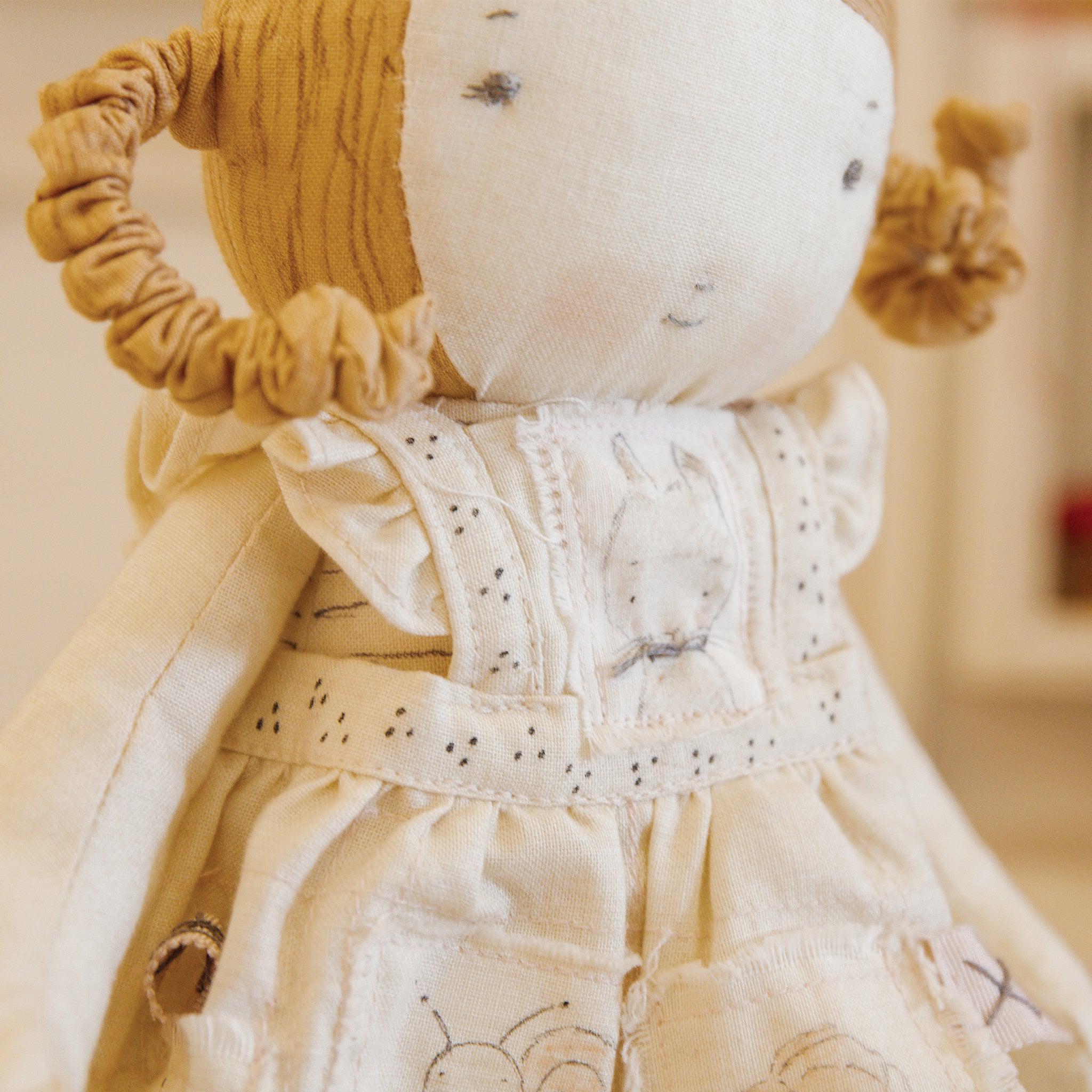 RETIRED - Hutch Studio - Sweet Sadie - Make and Mend One of a Kind Doll - Image 7