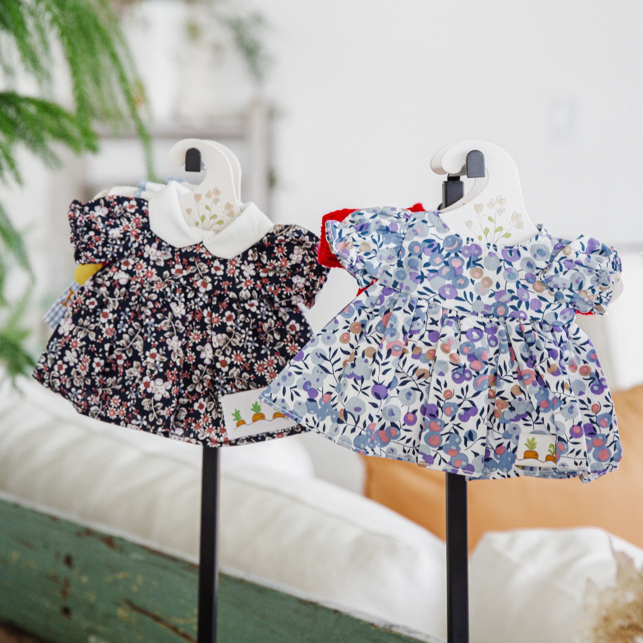 RETIRED - Kiddo's Closet Floral Dress - Black - Image 5