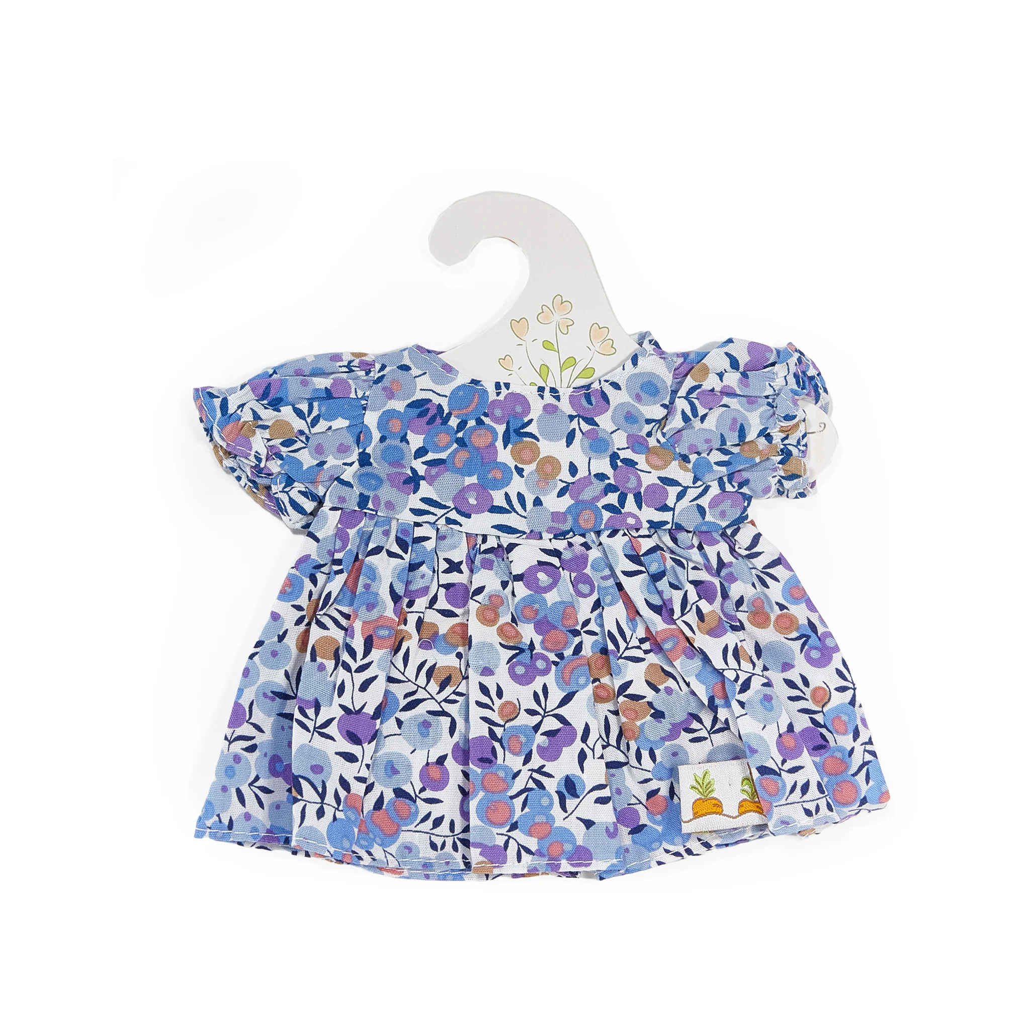 RETIRED - Kiddo's Closet Floral Dress - Blue & Purple