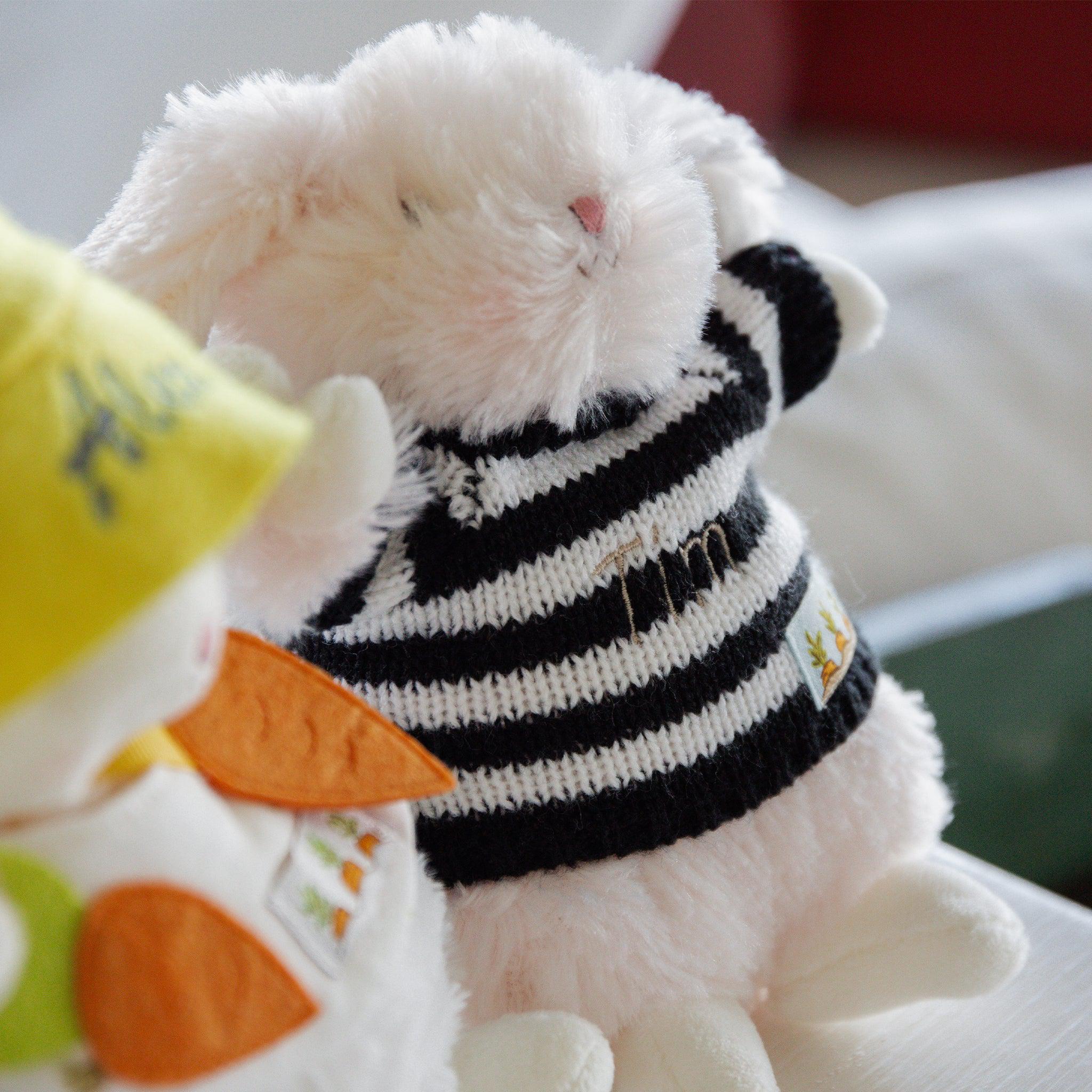 RETIRED - Kiddo's Closet Striped Sweater - Black & White - Image 2