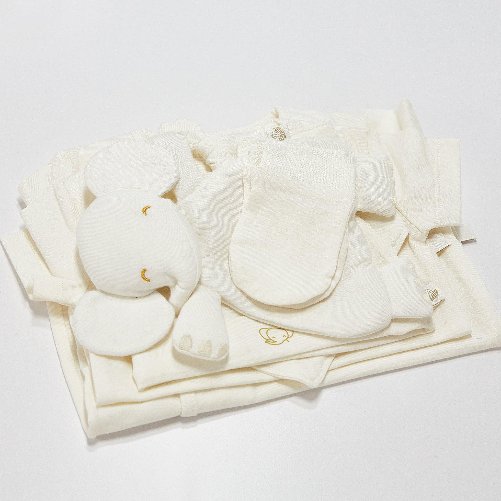 RETIRED - Organic White Baby Bundle Gift Set - Image 2