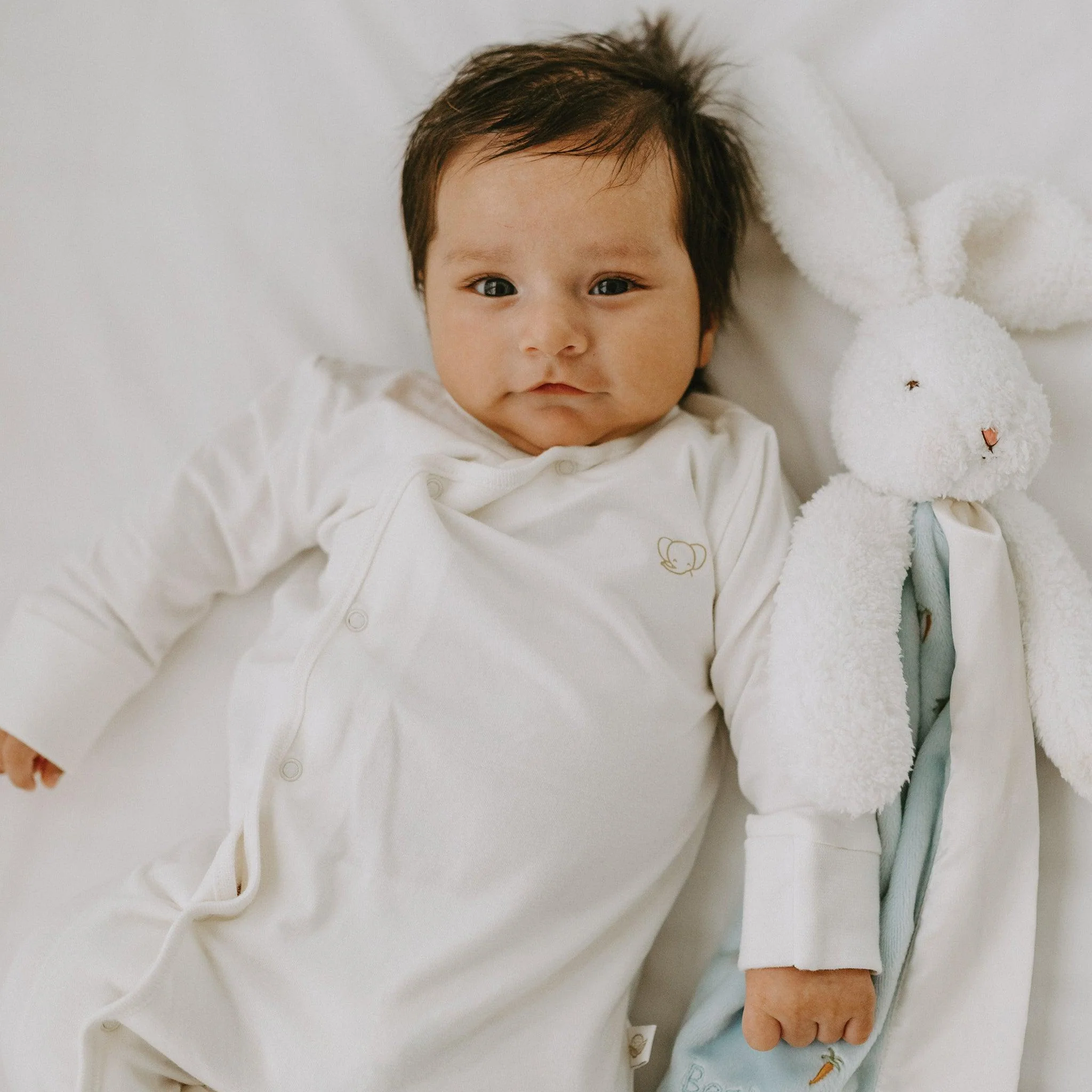 RETIRED - Organic White Baby Bundle Gift Set - Image 3