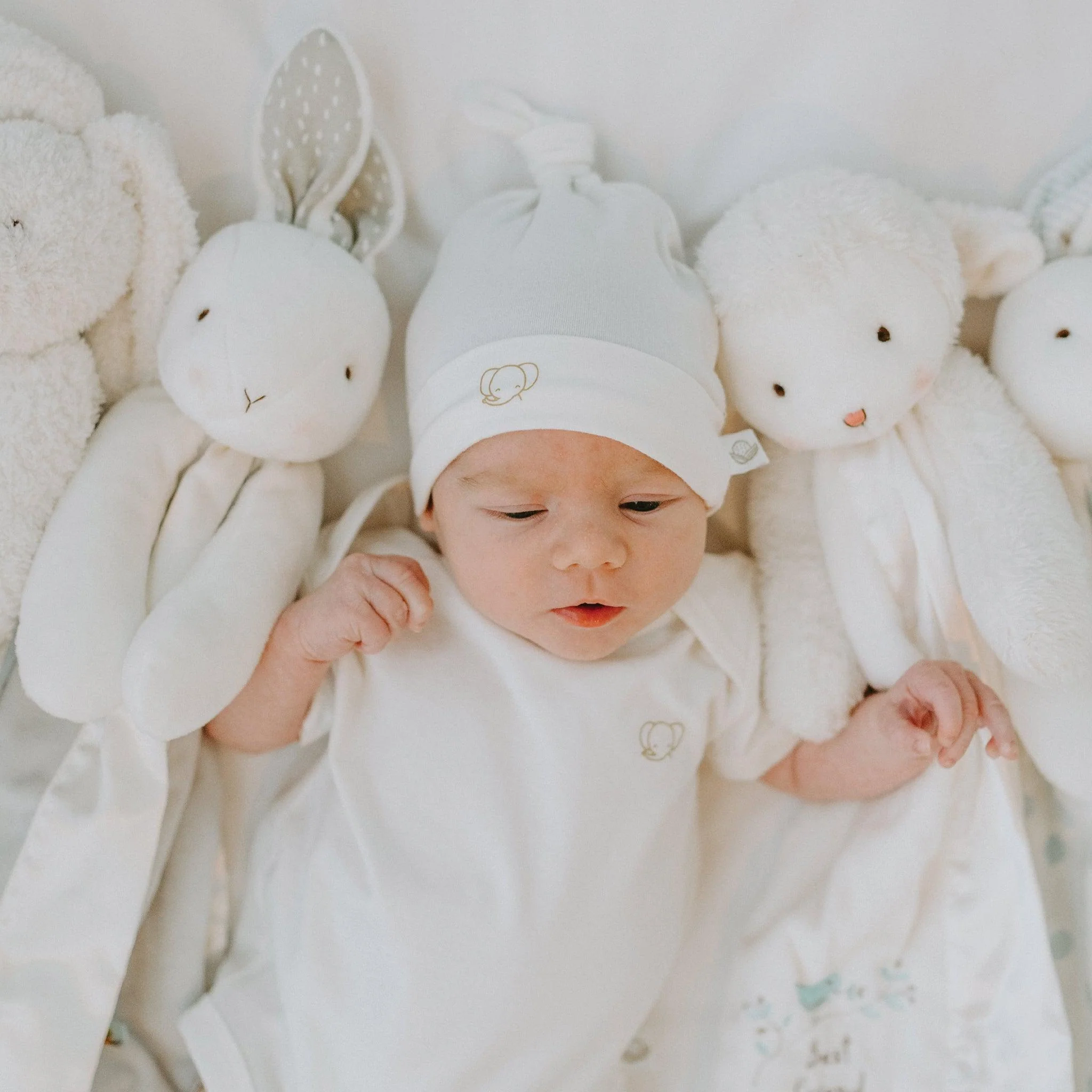 RETIRED - Organic White Baby Bundle Gift Set - Image 4