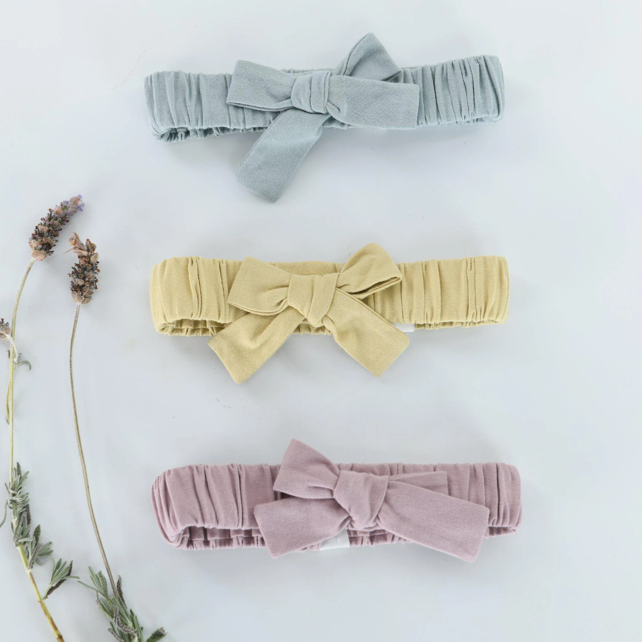 RETIRED - Organic Bow Band - Green Tea - Image 4