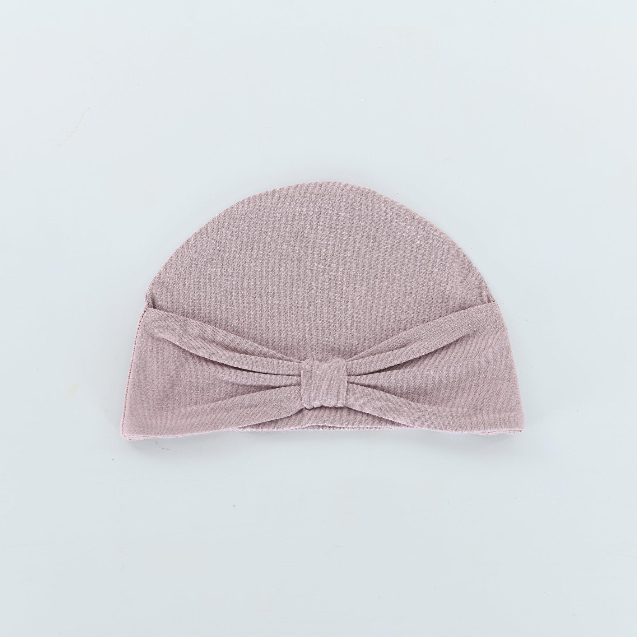 RETIRED - Kudaa Organic Bow Hat - Wood Rose