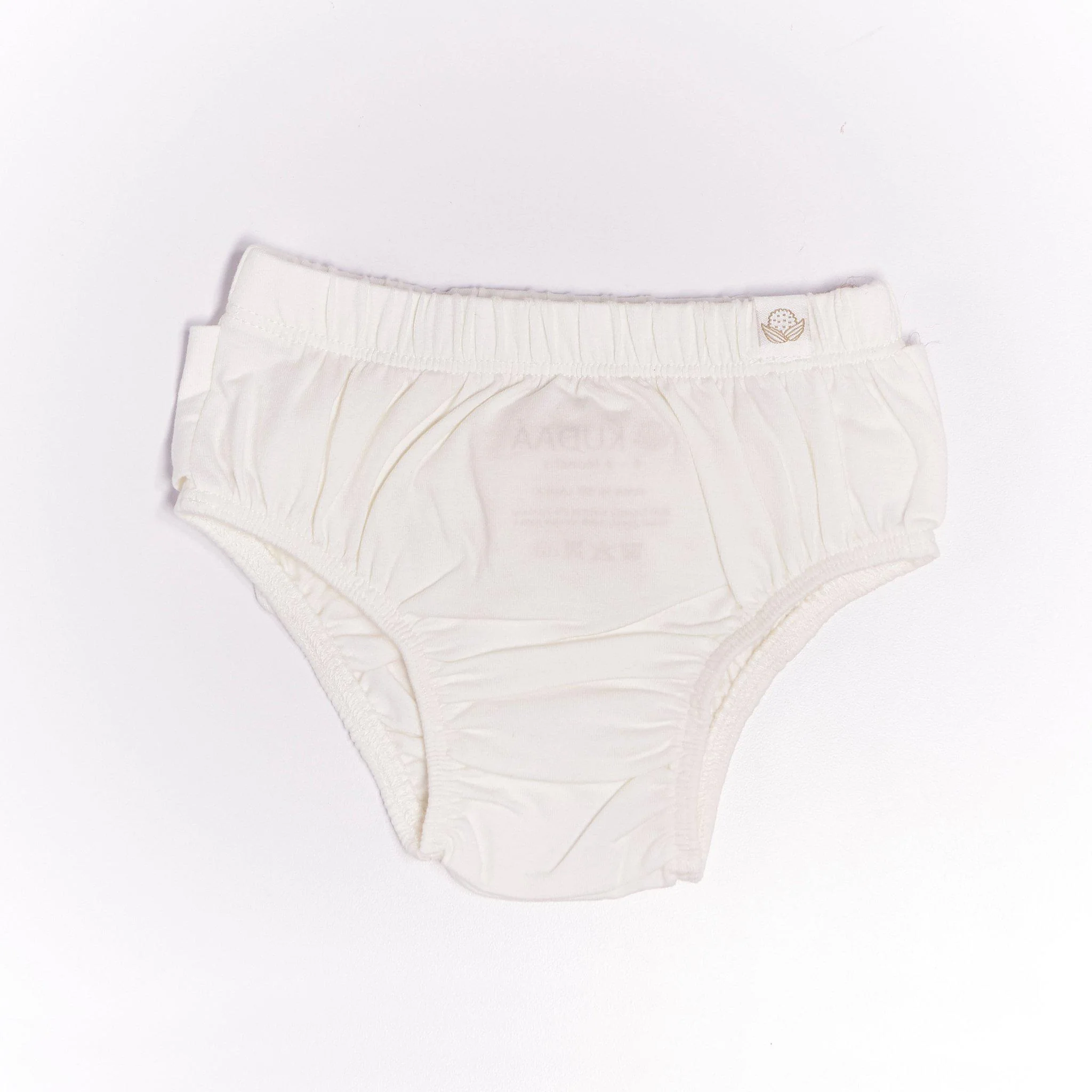 RETIRED - Organic Bow-Tu-Ful Panty - Bunny White - Image 2