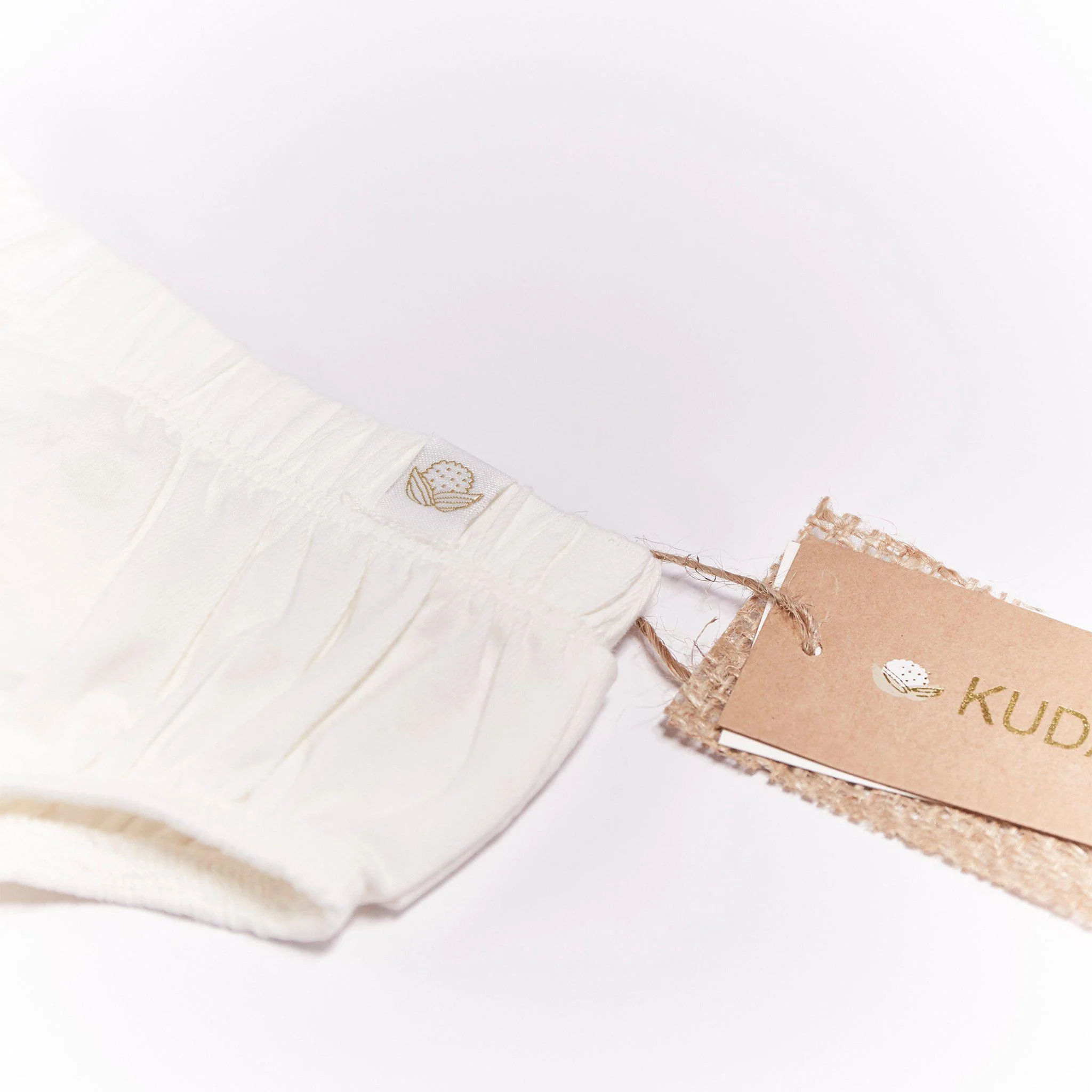 RETIRED - Organic Bow-Tu-Ful Panty - Bunny White - Image 3