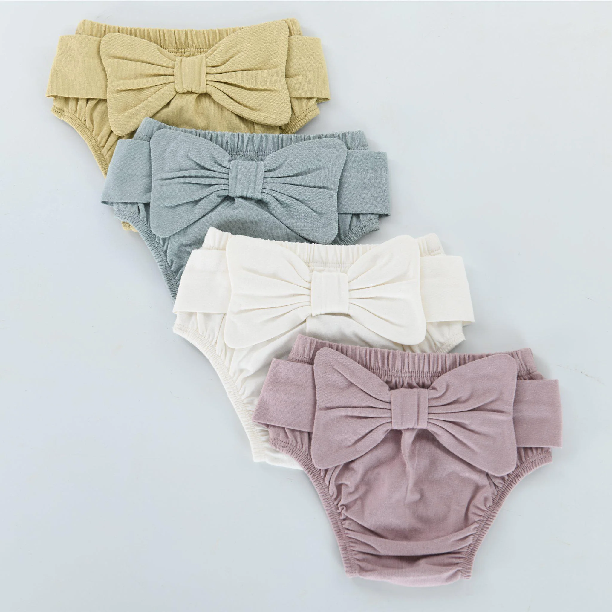 RETIRED - Organic Bow-Tu-Ful Panty - Bunny White - Image 4