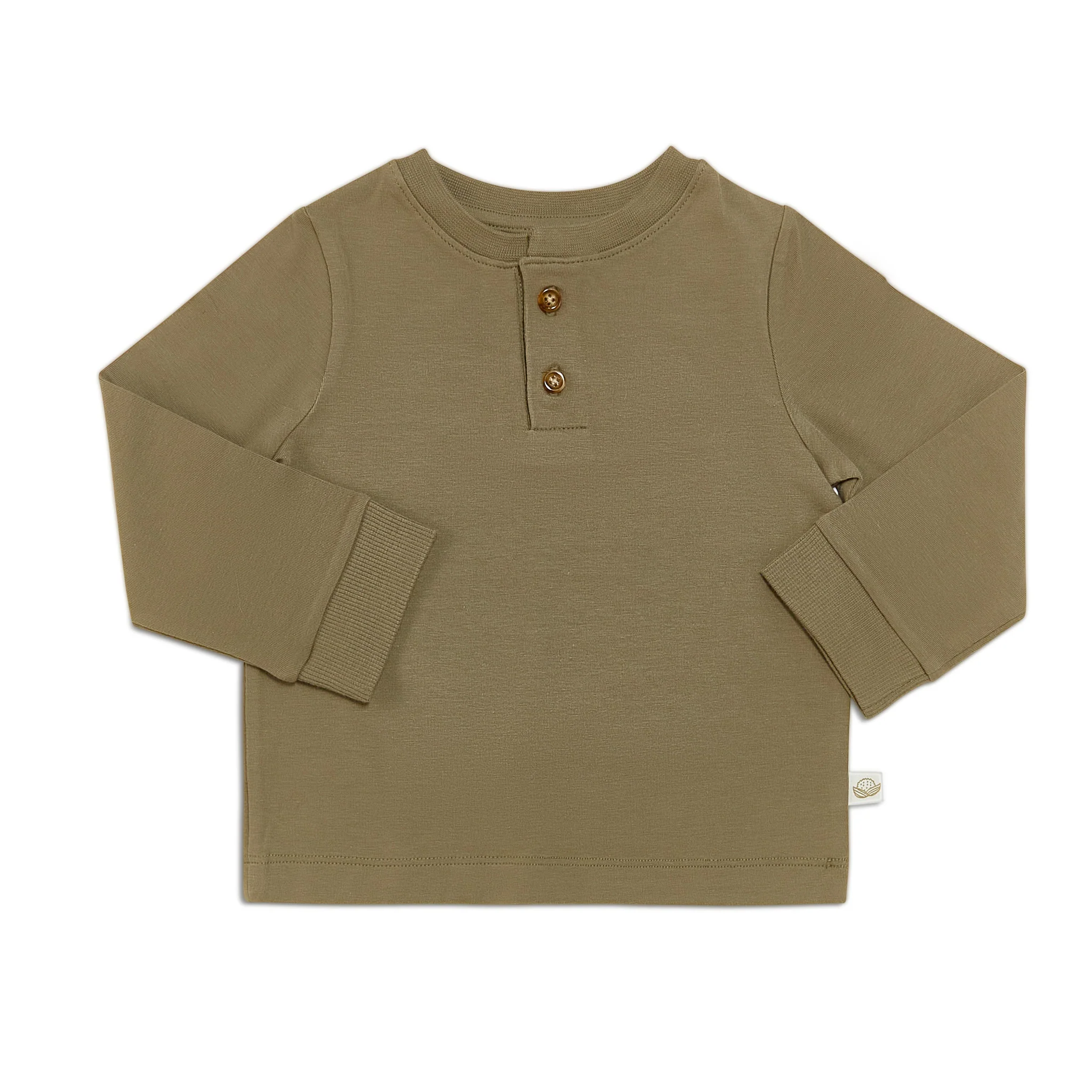 RETIRED - Organic Long Sleeve Bunny Pant Set - Bayleaf - Image 5