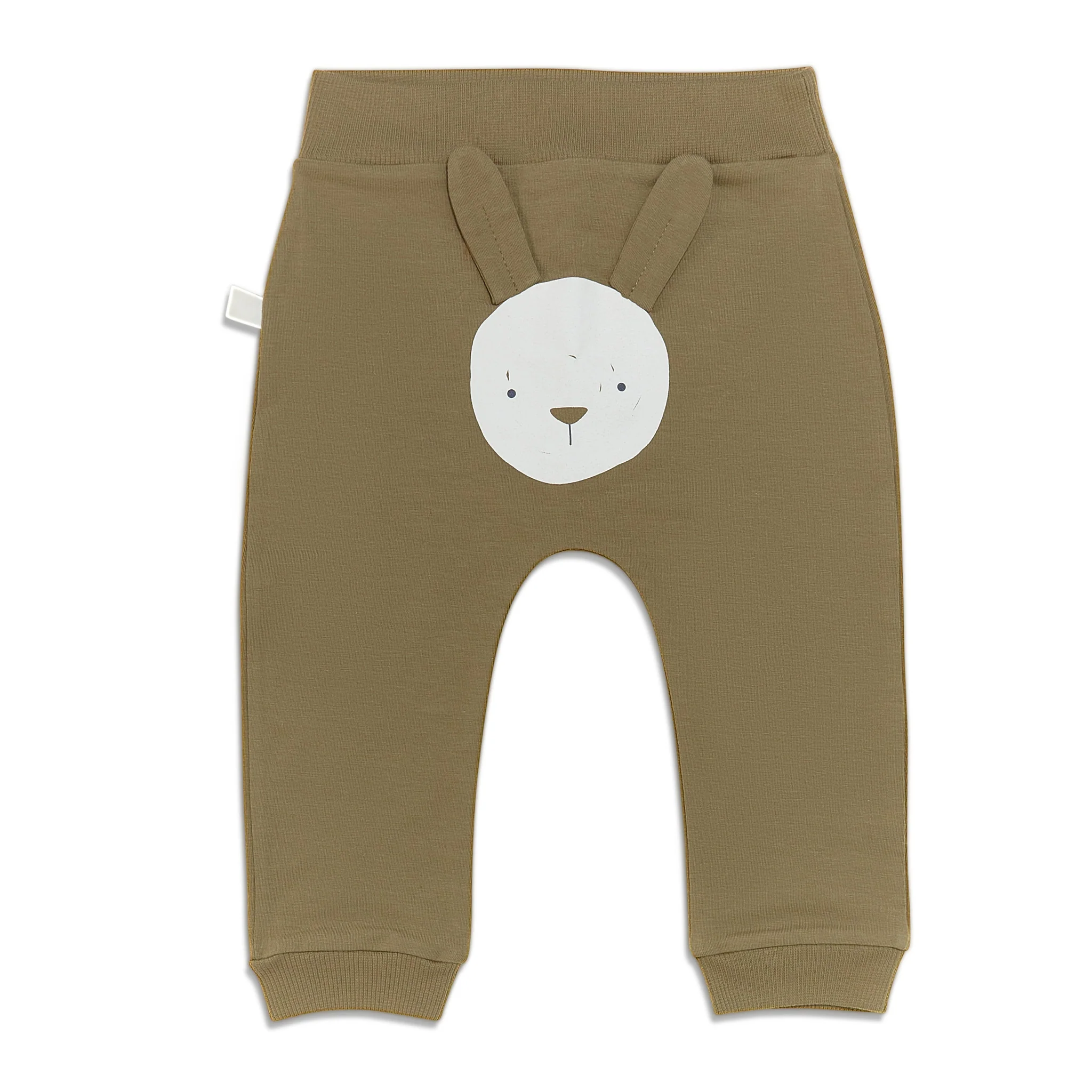 RETIRED - Organic Long Sleeve Bunny Pant Set - Bayleaf - Image 9