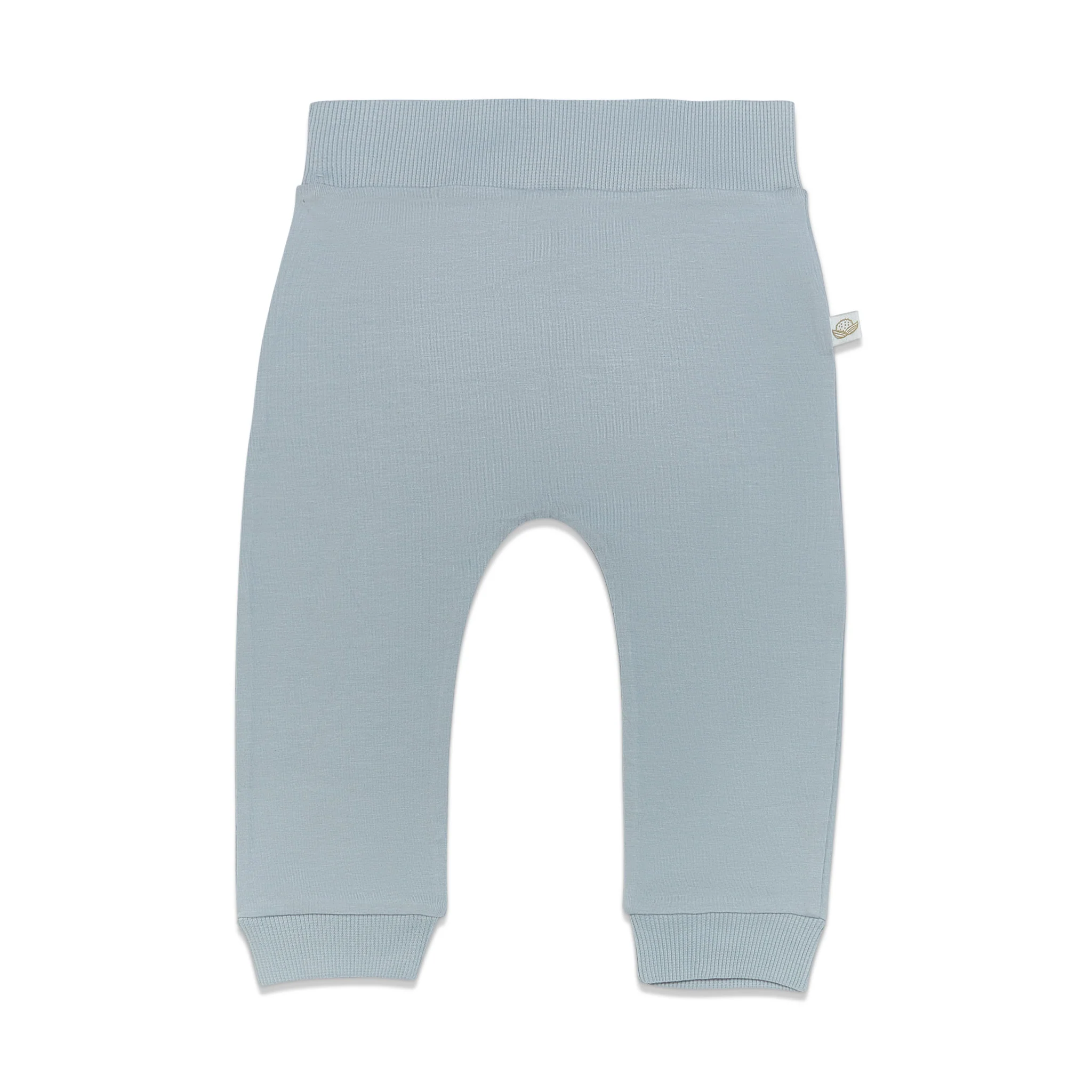 RETIRED - Organic Long Sleeve Bunny Pant Set - Pearl Blue - Image 9