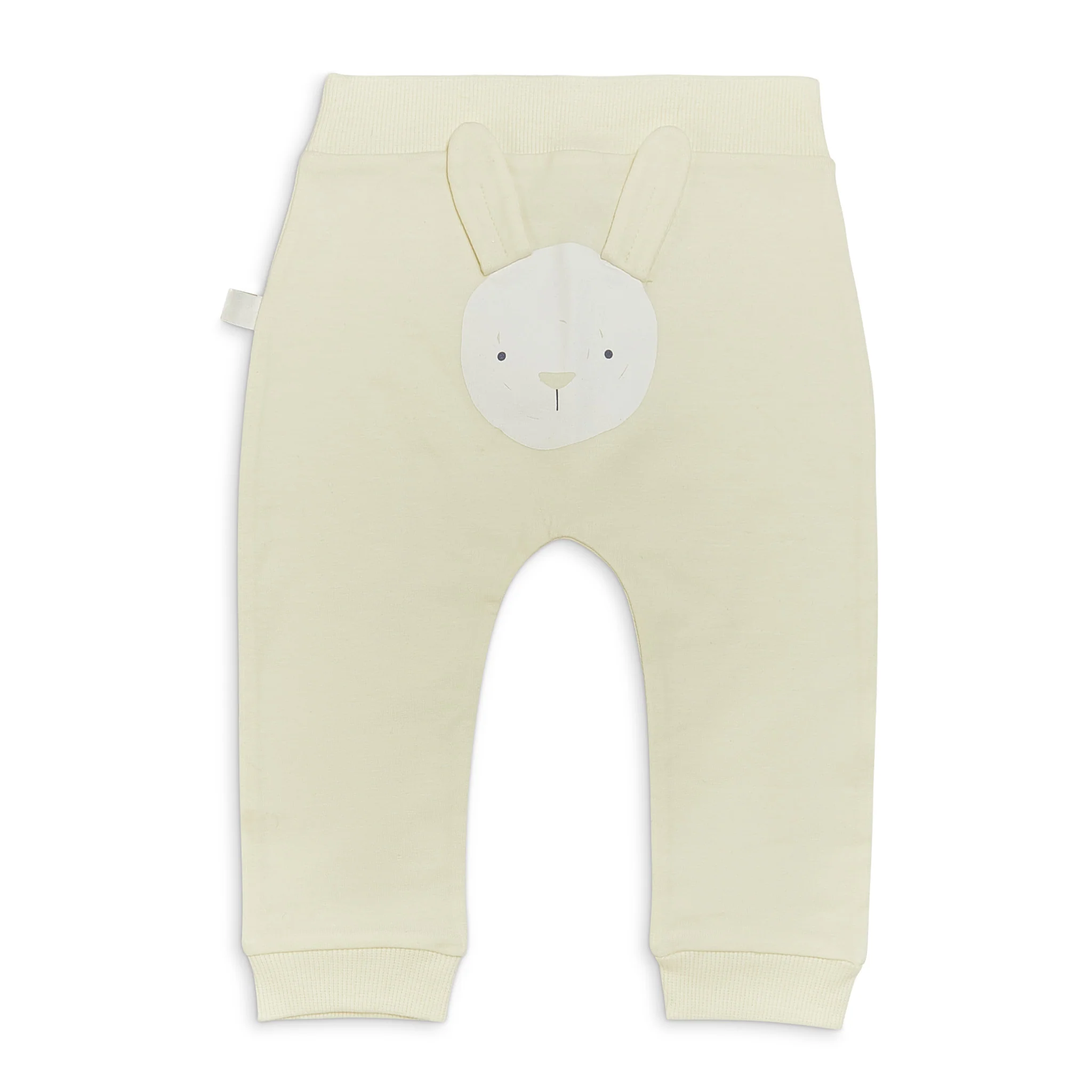 RETIRED - Organic Long Sleeve Bunny Pant Set - Sugar Cookie - Image 10