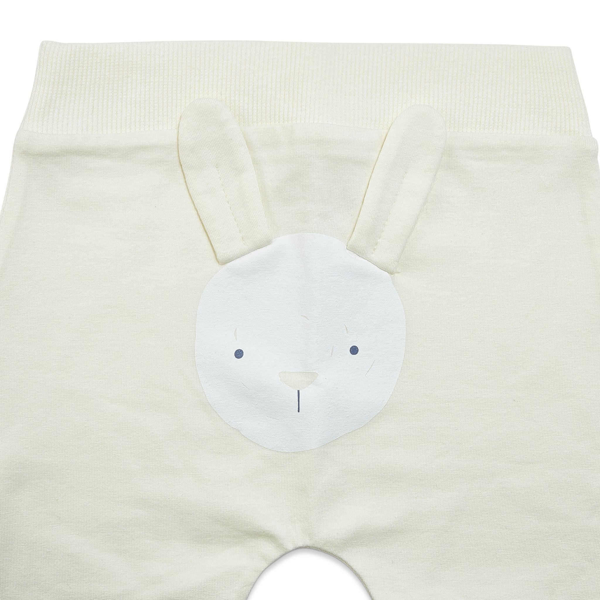 RETIRED - Organic Long Sleeve Bunny Pant Set - Sugar Cookie - Image 11