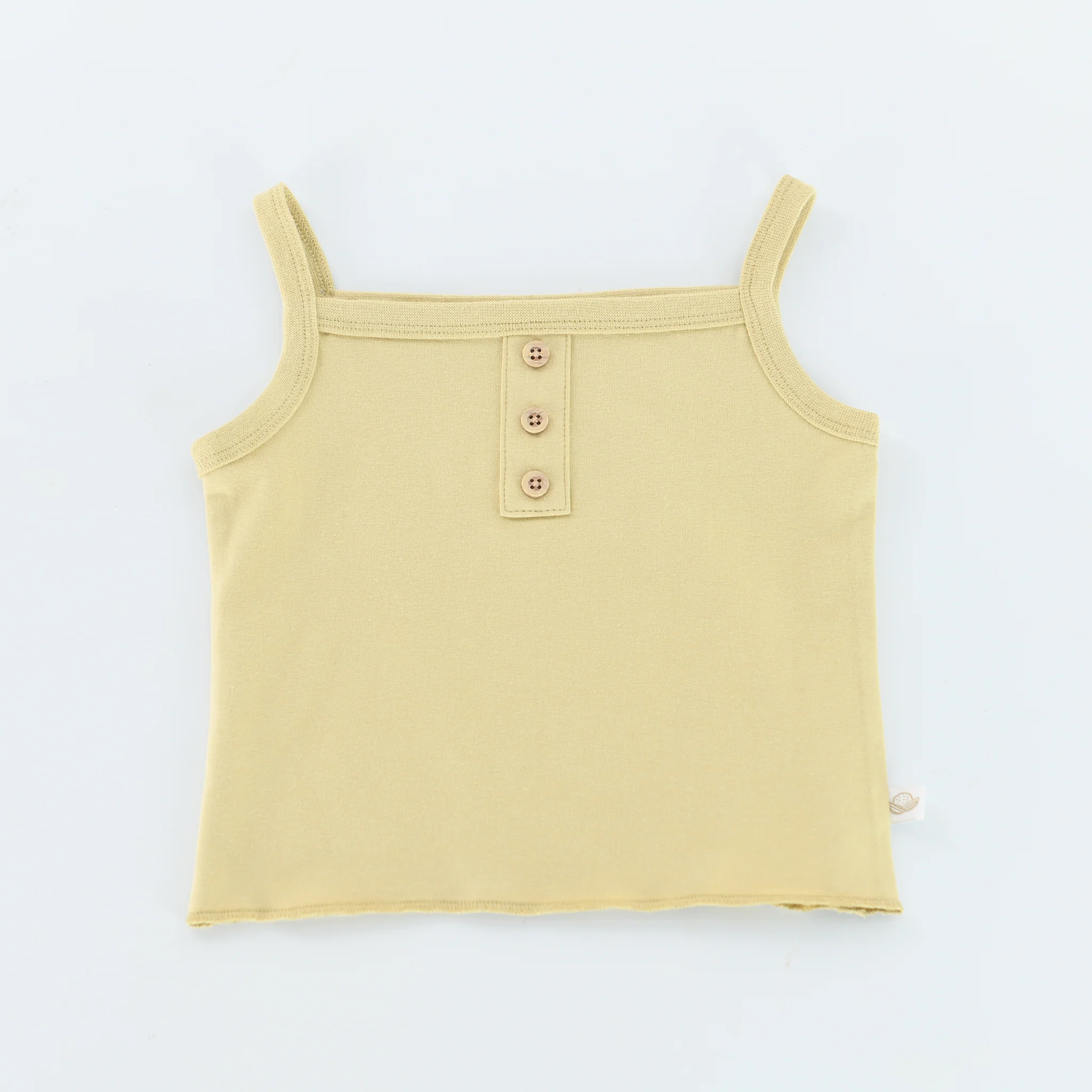 RETIRED - Organic Button Tank - Green Tea