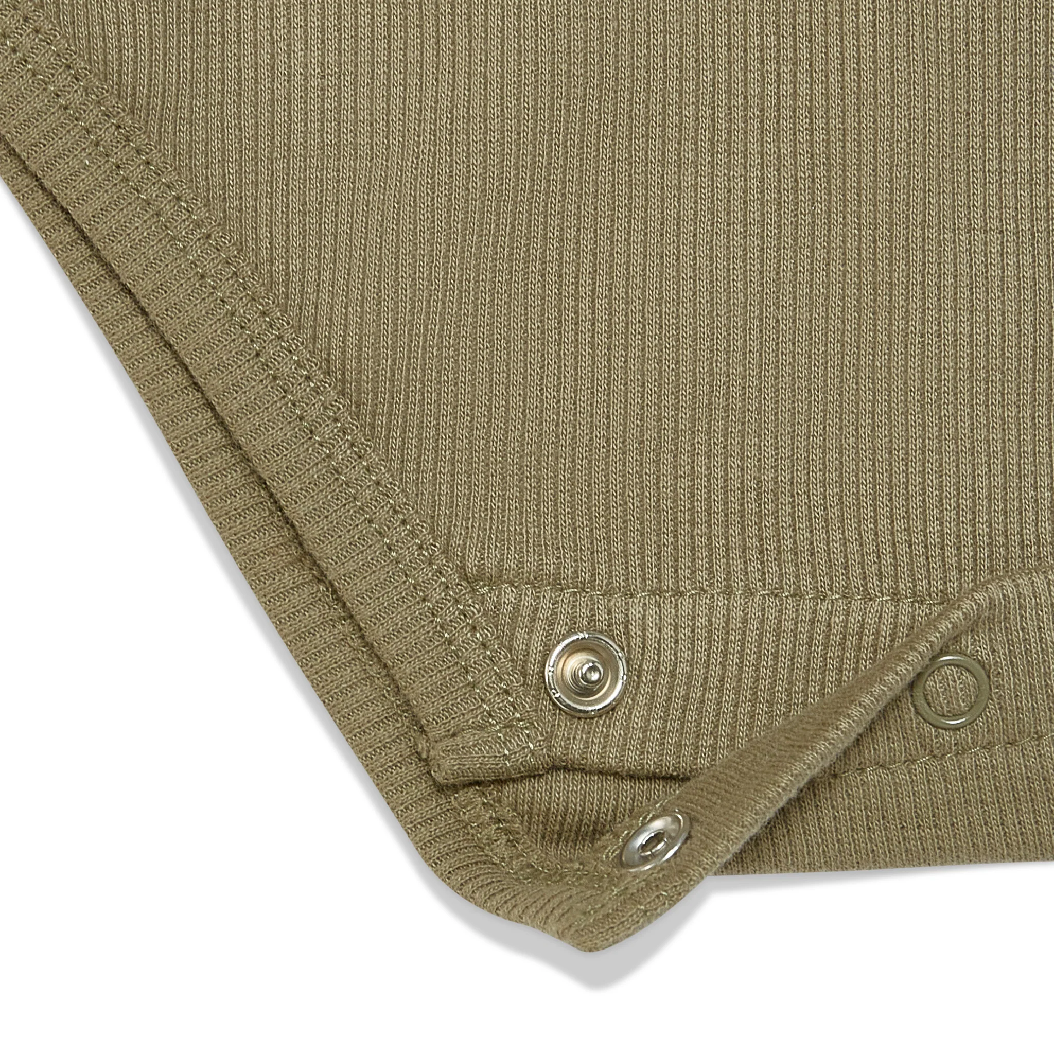 RETIRED - Organic Tank Ruffle Waist Bunsuit - Bayleaf - Image 7