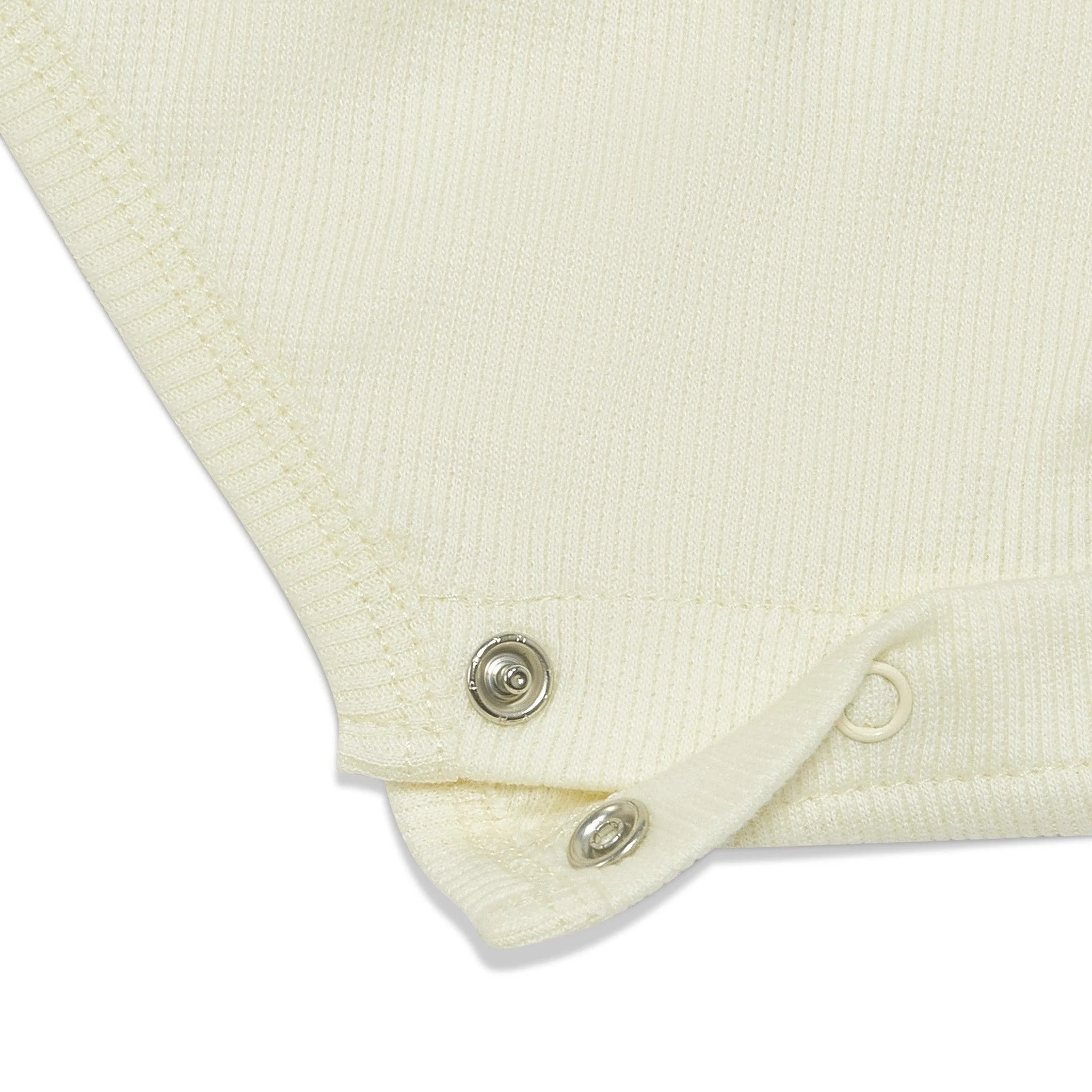RETIRED - Organic Tank Ruffle Waist Bunsuit - Sugar Cookie - Image 5