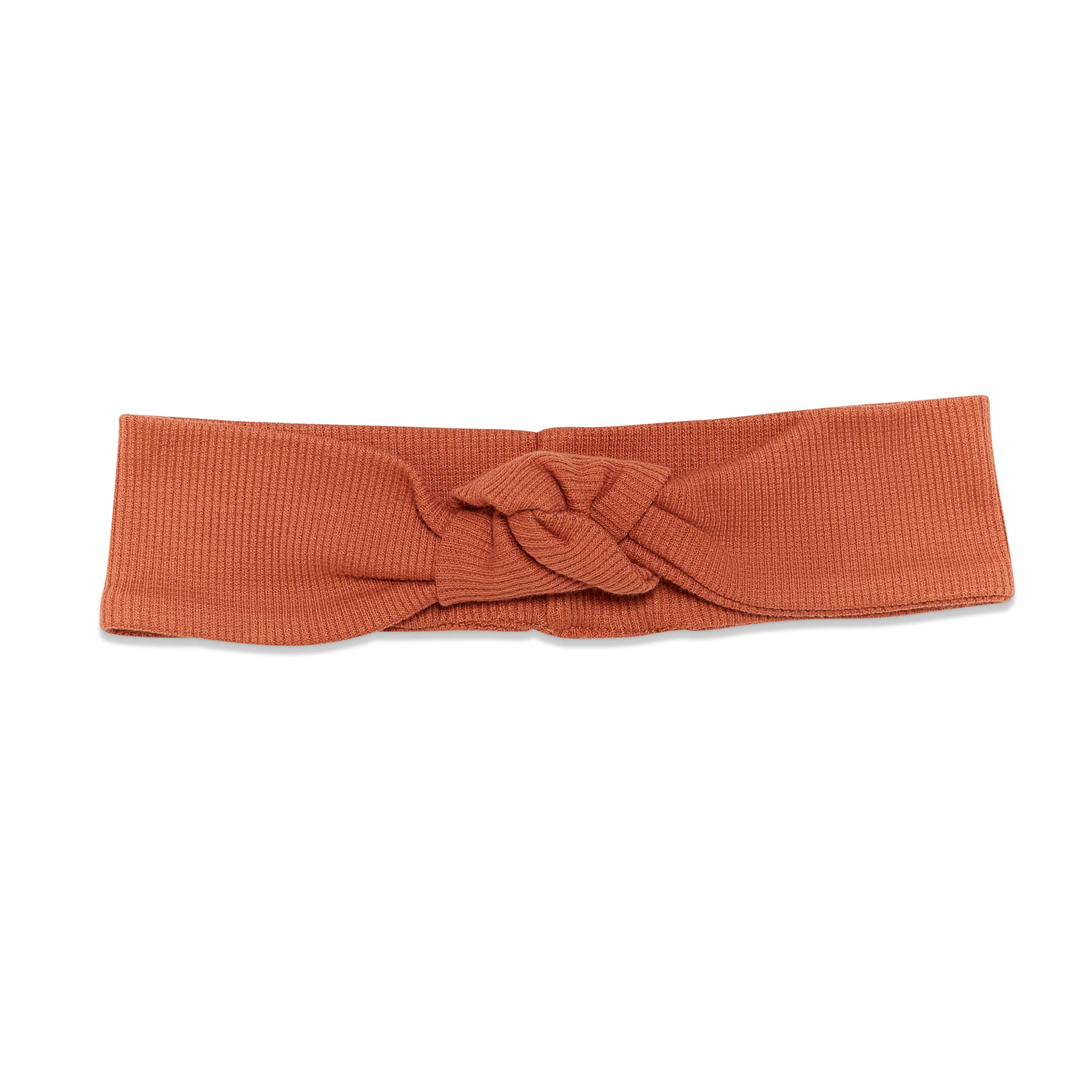 RETIRED - Organic Twist Baby Headband - Paprika