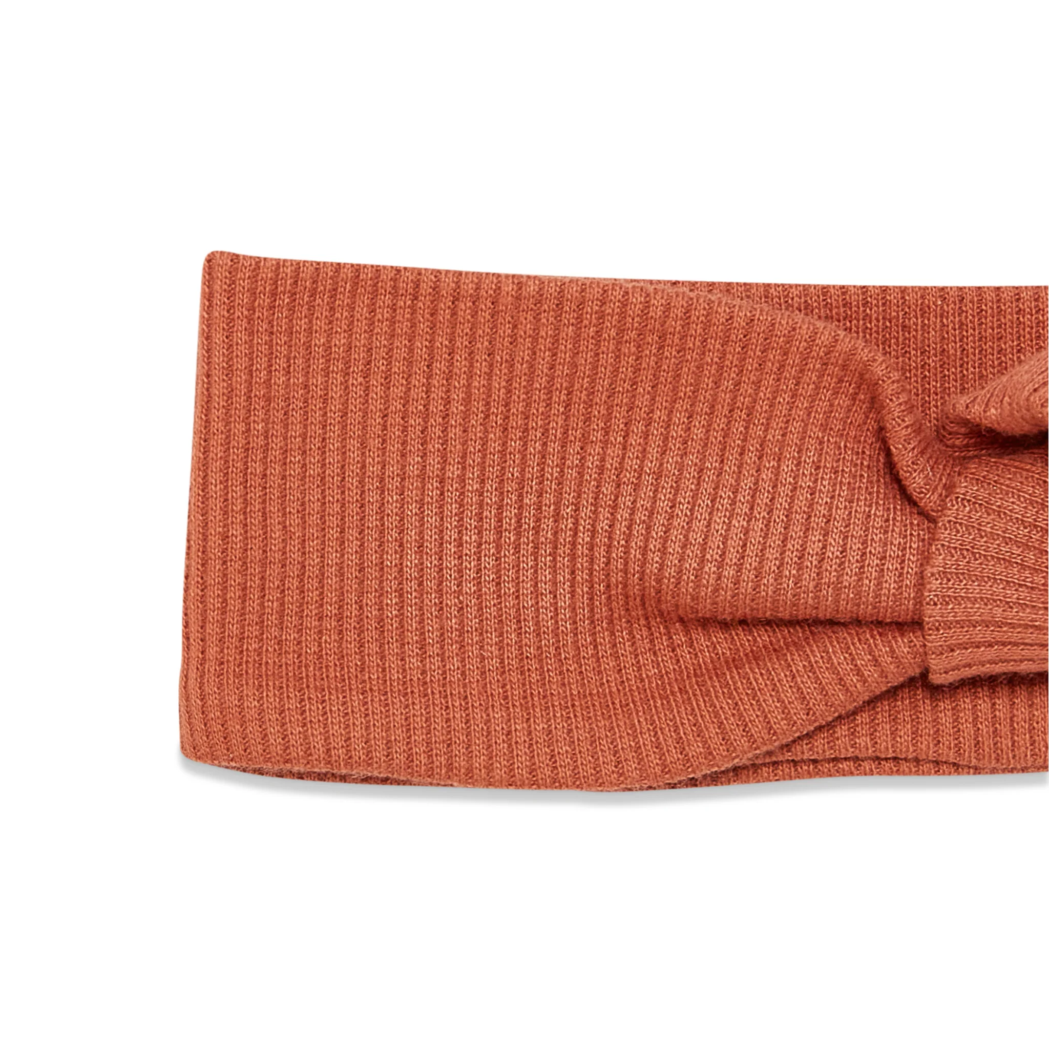 RETIRED - Organic Twist Baby Headband - Paprika - Image 3