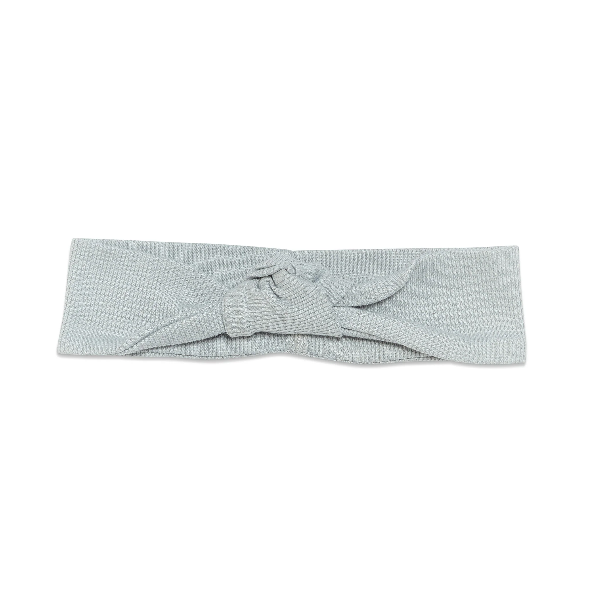 RETIRED - Organic Twist Baby Headband - Pearl Blue