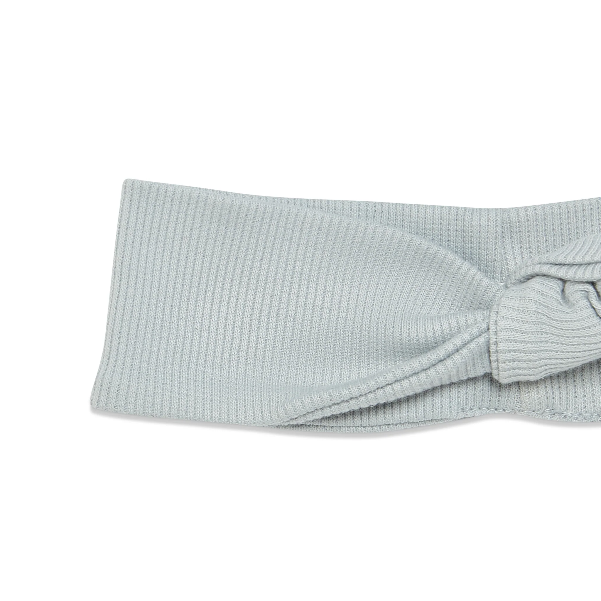 RETIRED - Organic Twist Baby Headband - Pearl Blue - Image 3