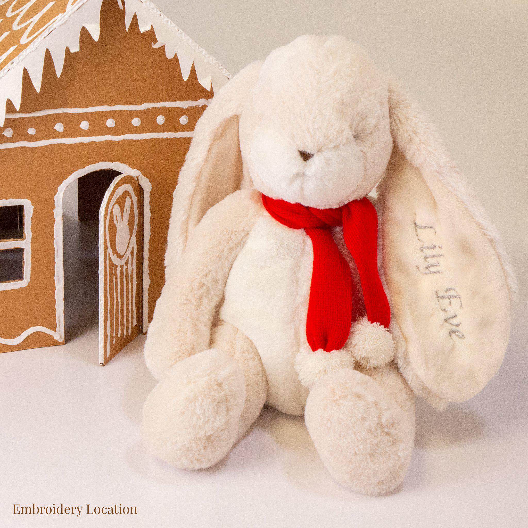 RETIRED - Limited Edition  - Holiday Little Nibble Cream Bunny - Image 4