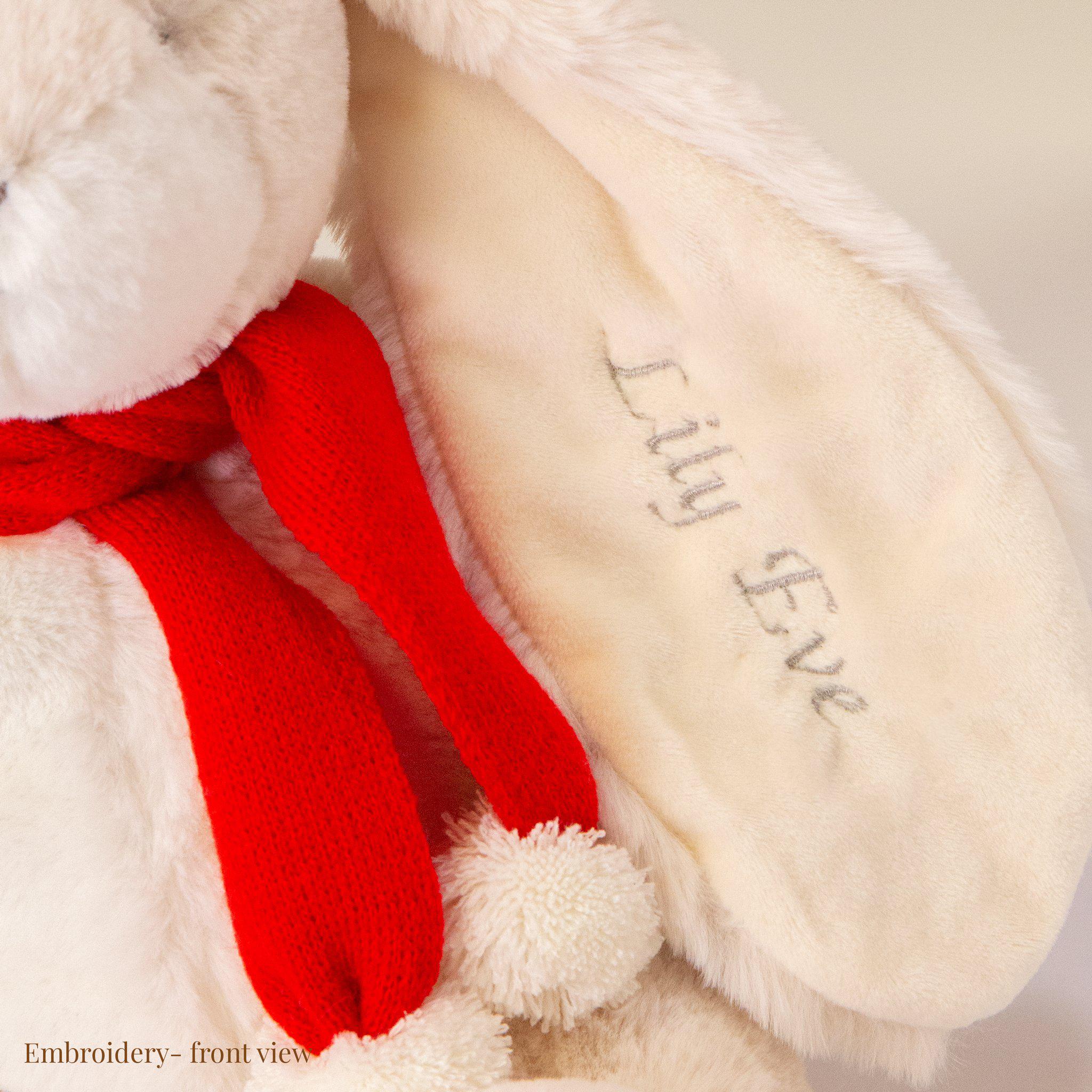 RETIRED - Limited Edition - Holiday Little Nibble Grey Bunny - Image 5