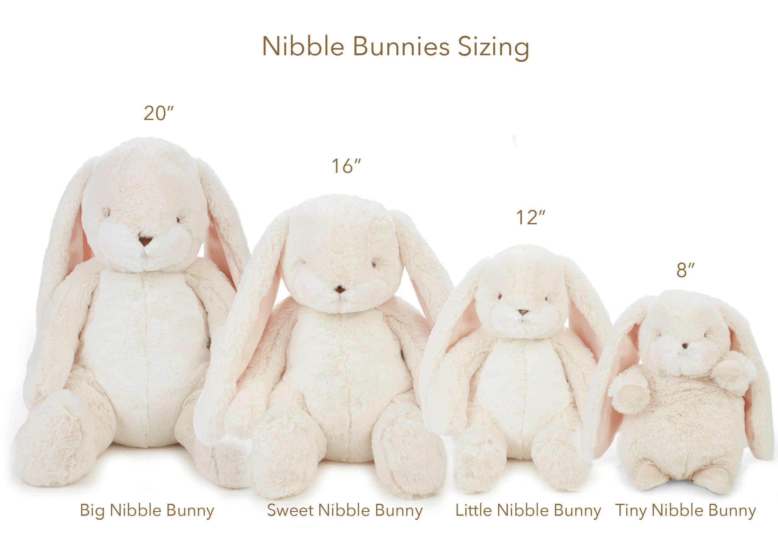 RETIRED - Limited Edition - Holiday Sweet Nibble Cream 16" Bunny - Image 4