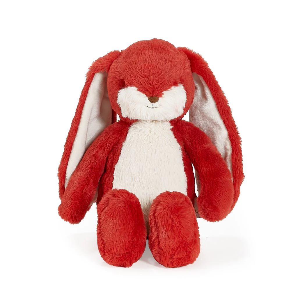 RETIRED - Little 12” Floppy Nibble Bunny - Cranberry