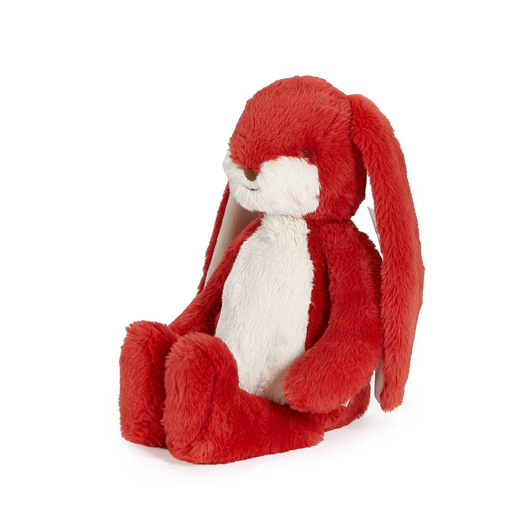 RETIRED - Little 12” Floppy Nibble Bunny - Cranberry - Image 3