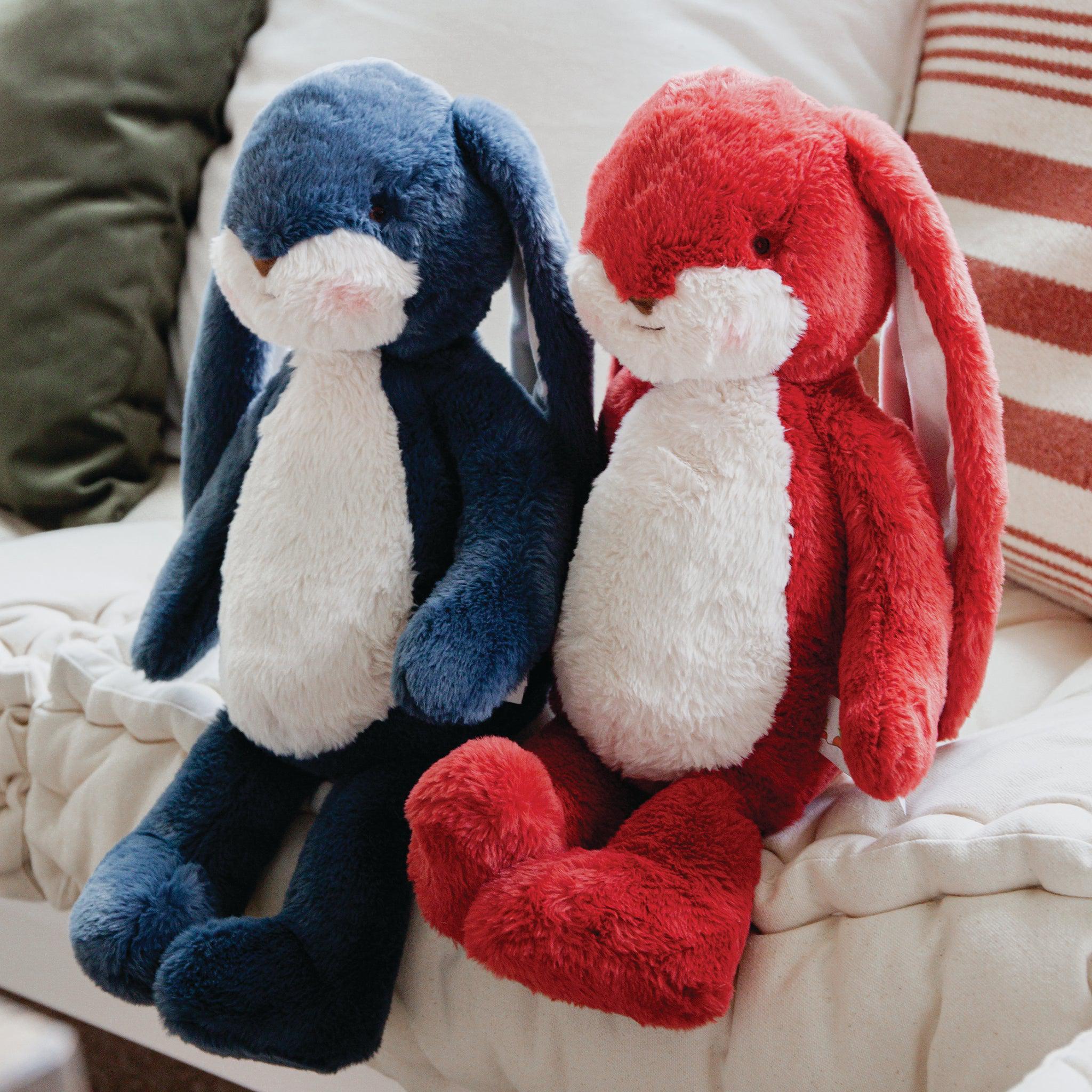 RETIRED - Little 12” Floppy Nibble Bunny - Cranberry - Image 5