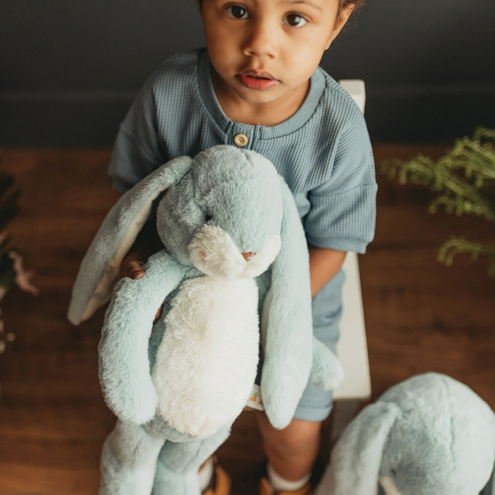 Little Floppy Nibble 12" Bunny- Maui Blue - Image 5