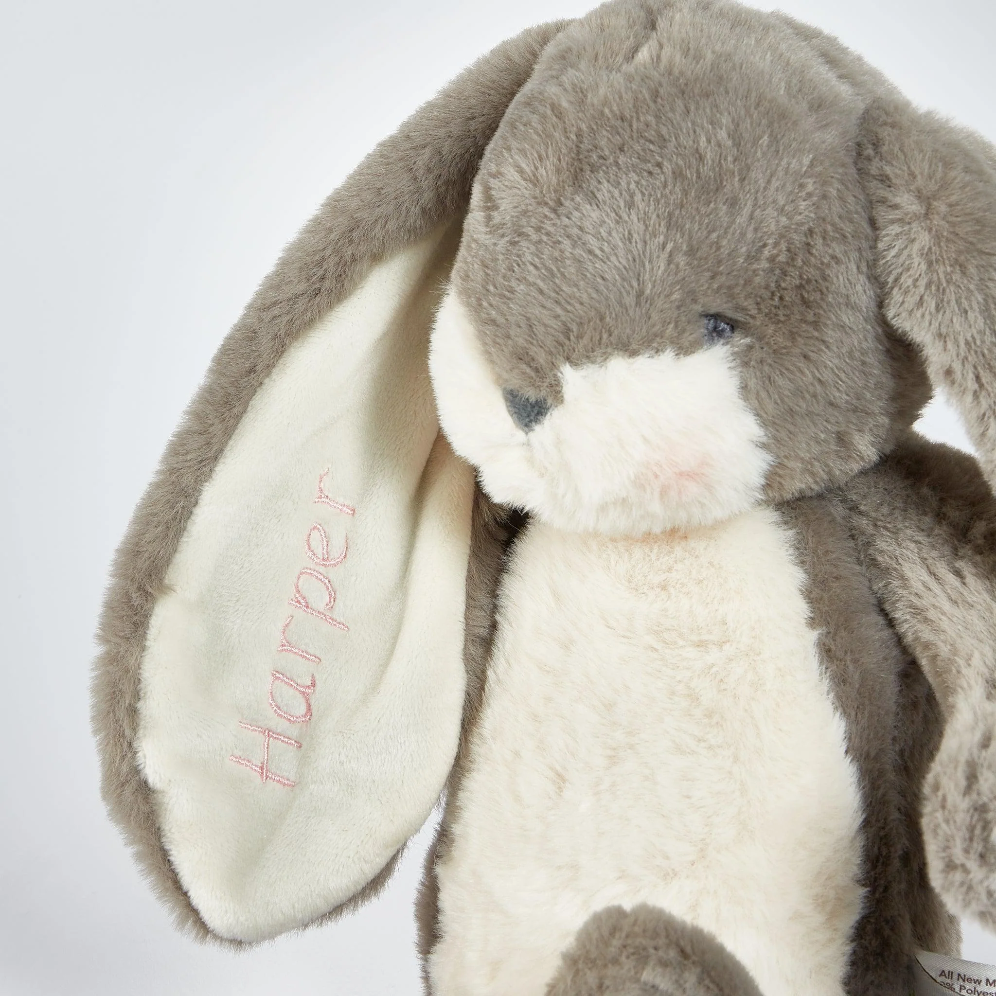 RETIRED - Little 12" Floppy Nibble Bunny - Coal - Image 2