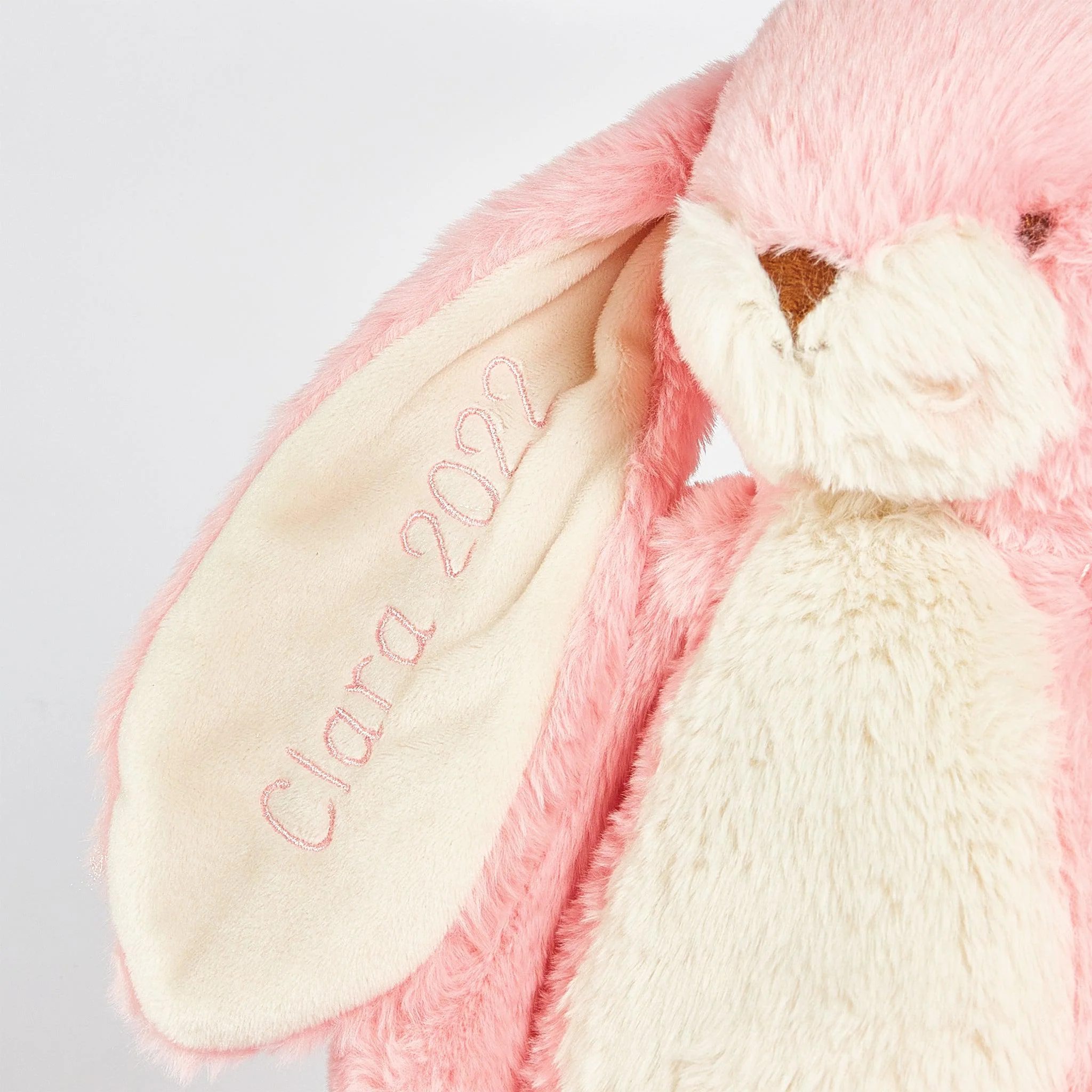 RETIRED - Little Floppy Nibble 12" Bunny - Coral Blush - Image 2