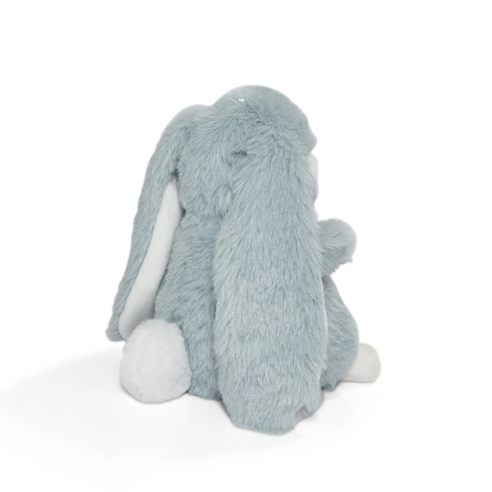 RETIRED - Tiny 8" Nibble Bunny - Stormy Blue - Image 4