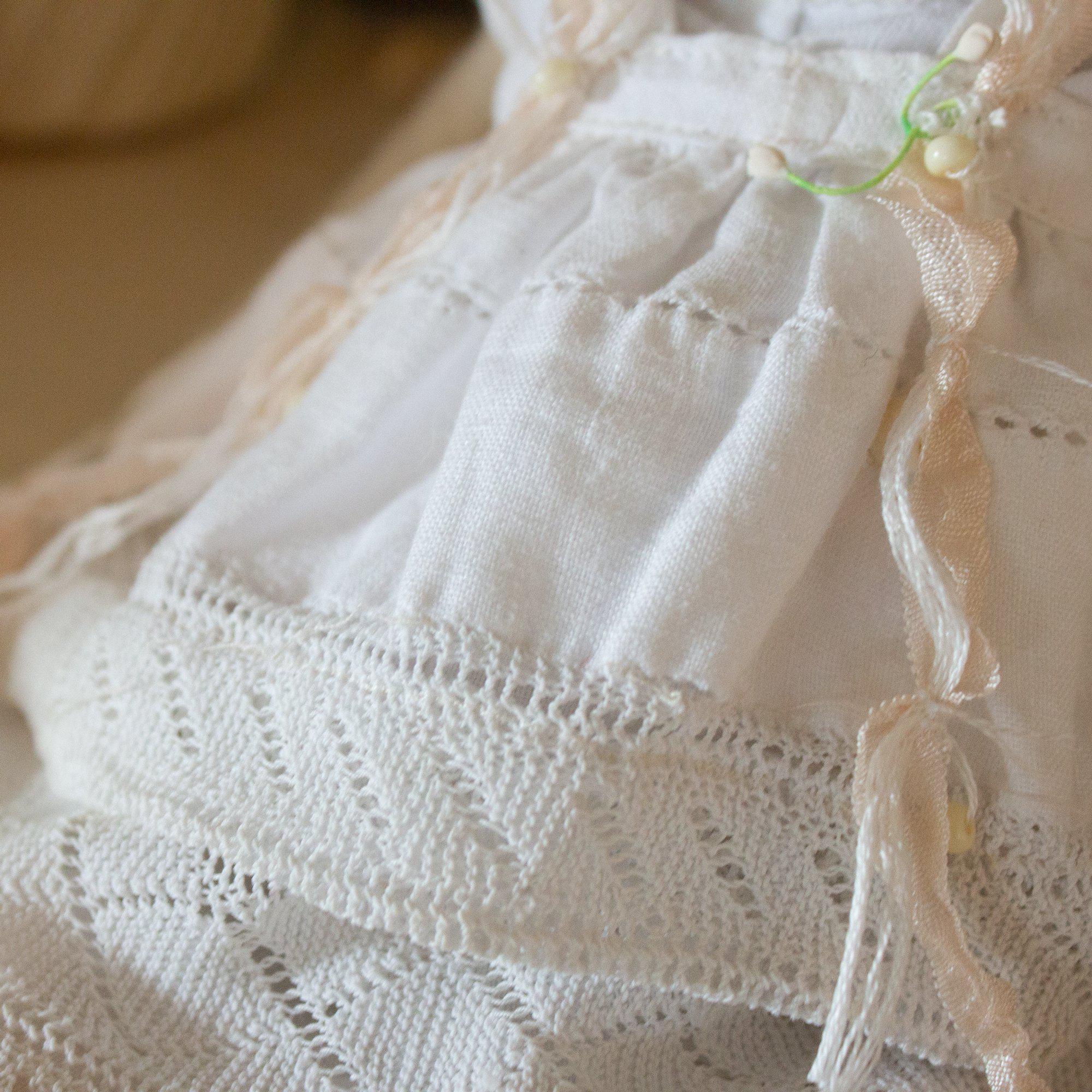 RETIRED - Hutch Studio - Little Pearl - One Of A Kind Cashmere Bunny - Image 4