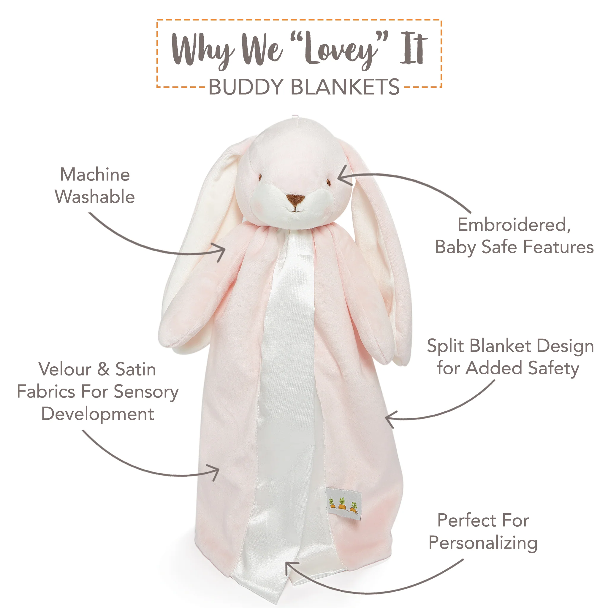 RETIRED - Nibble Buddy Blanket - Blossom - Image 2