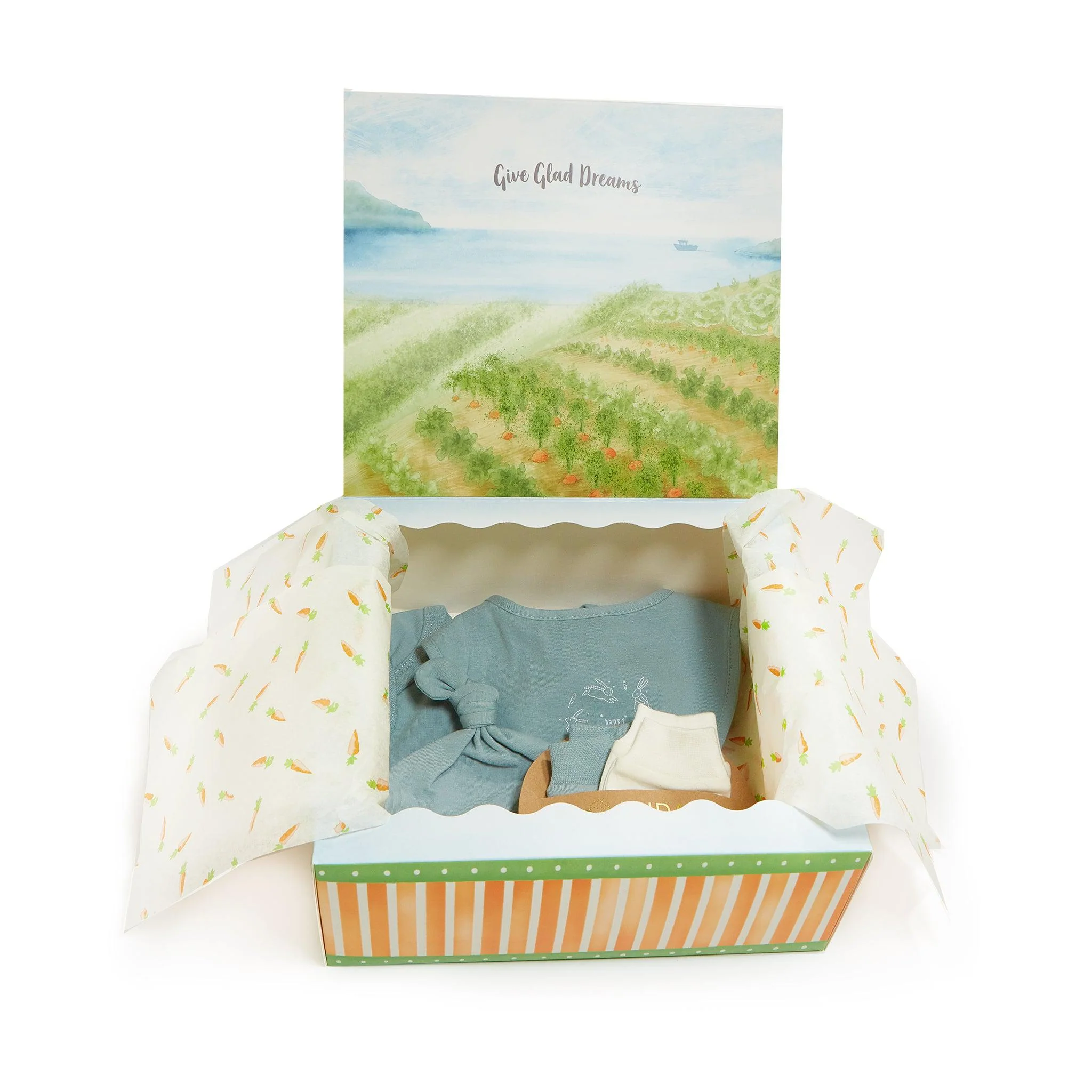 RETIRED - Organic Newborn Essentials Gift Set - Bay Blue - Image 2