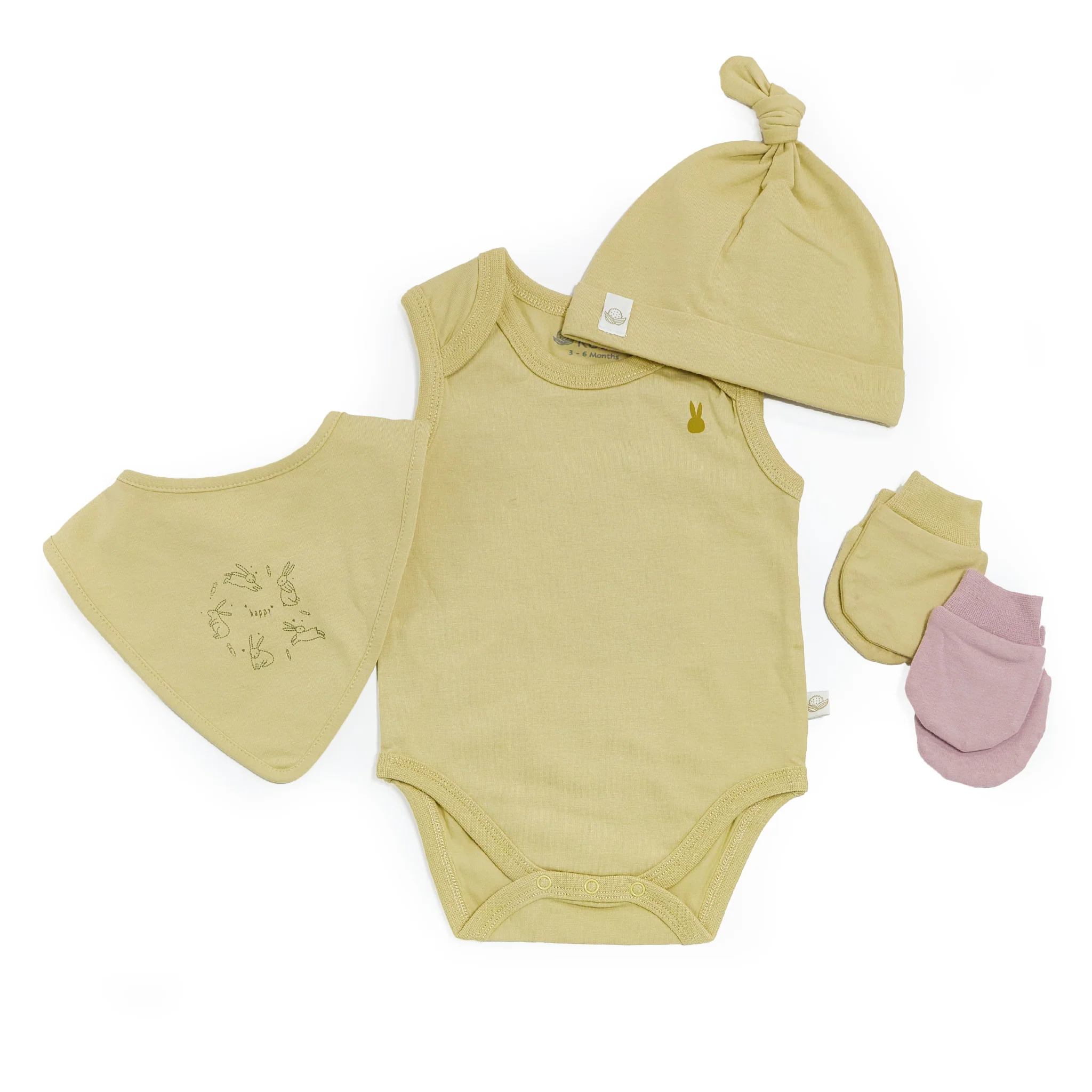 RETIRED - Organic Newborn Essentials Gift Set - Green Tea