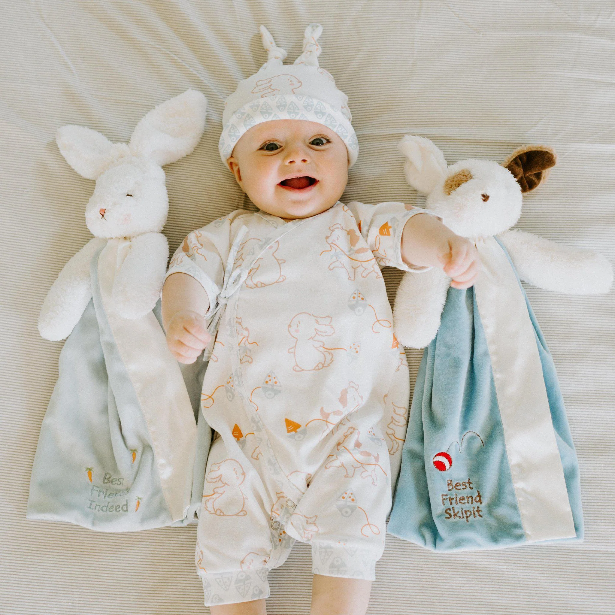 RETIRED - Skipit & Bud Kimono Romper and Hat Set - Image 2
