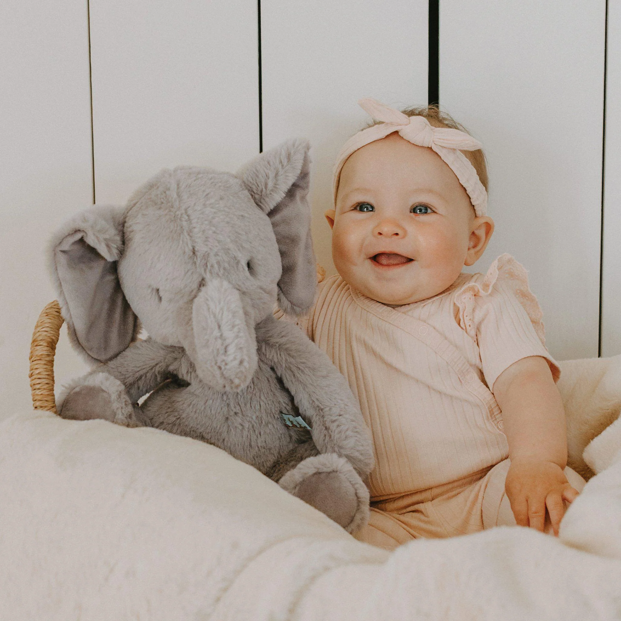 RETIRED - Sweet Nibble Fur Peanut the Elephant - Image 2