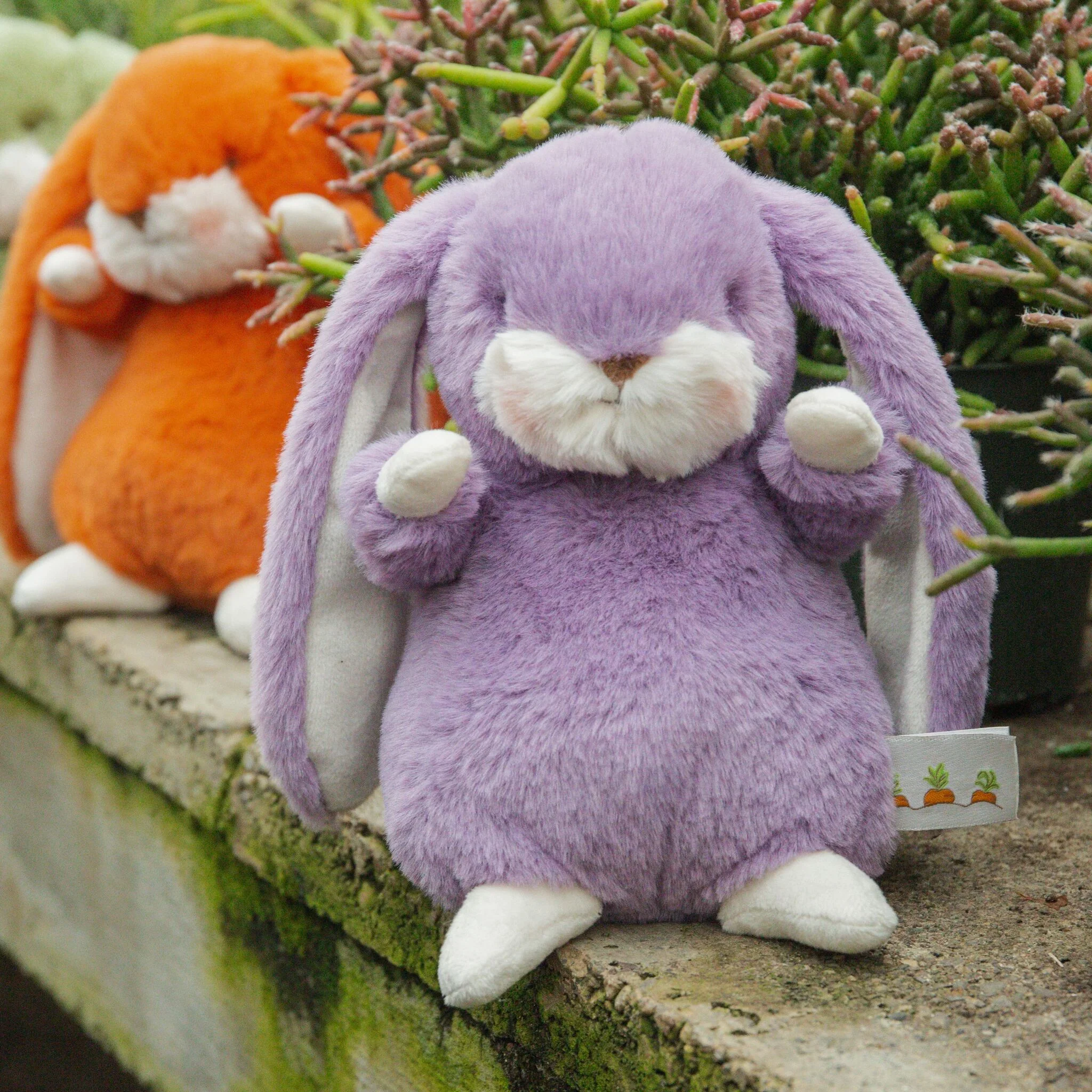 Tiny 8" Nibble Bunny - Amethyst - Image 2
