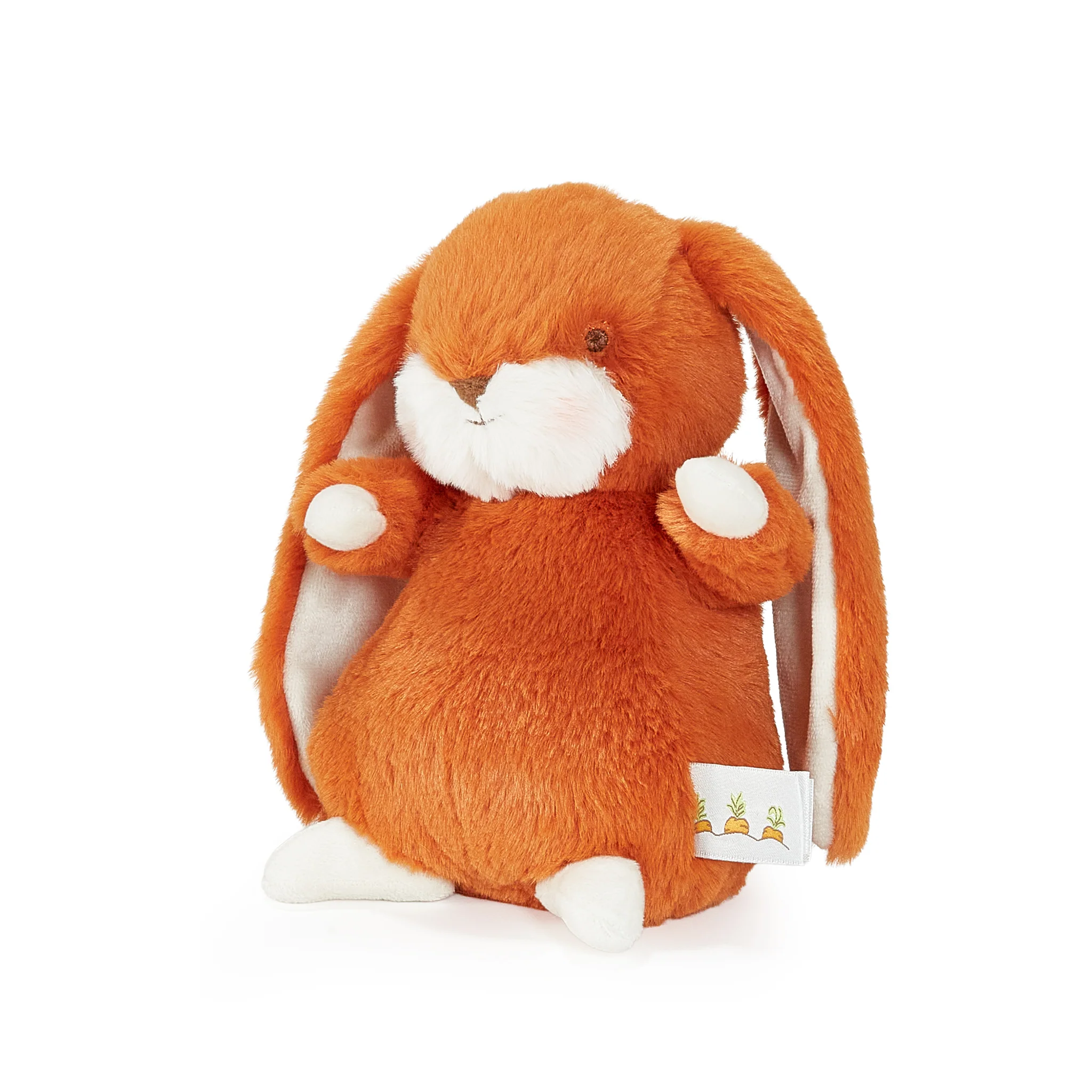 Tiny 8" Nibble Bunny - Carrot - Image 3