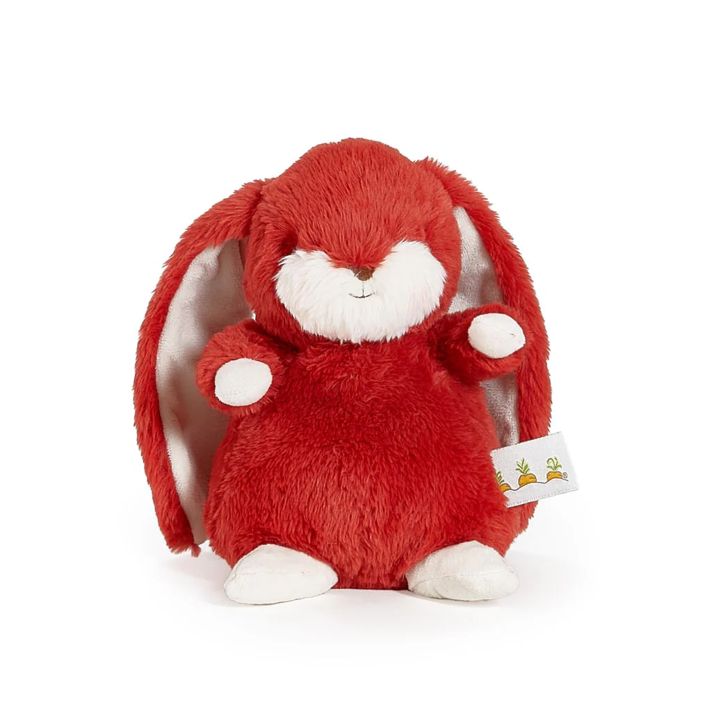 RETIRED - Tiny 8” Nibble Bunny - Cranberry