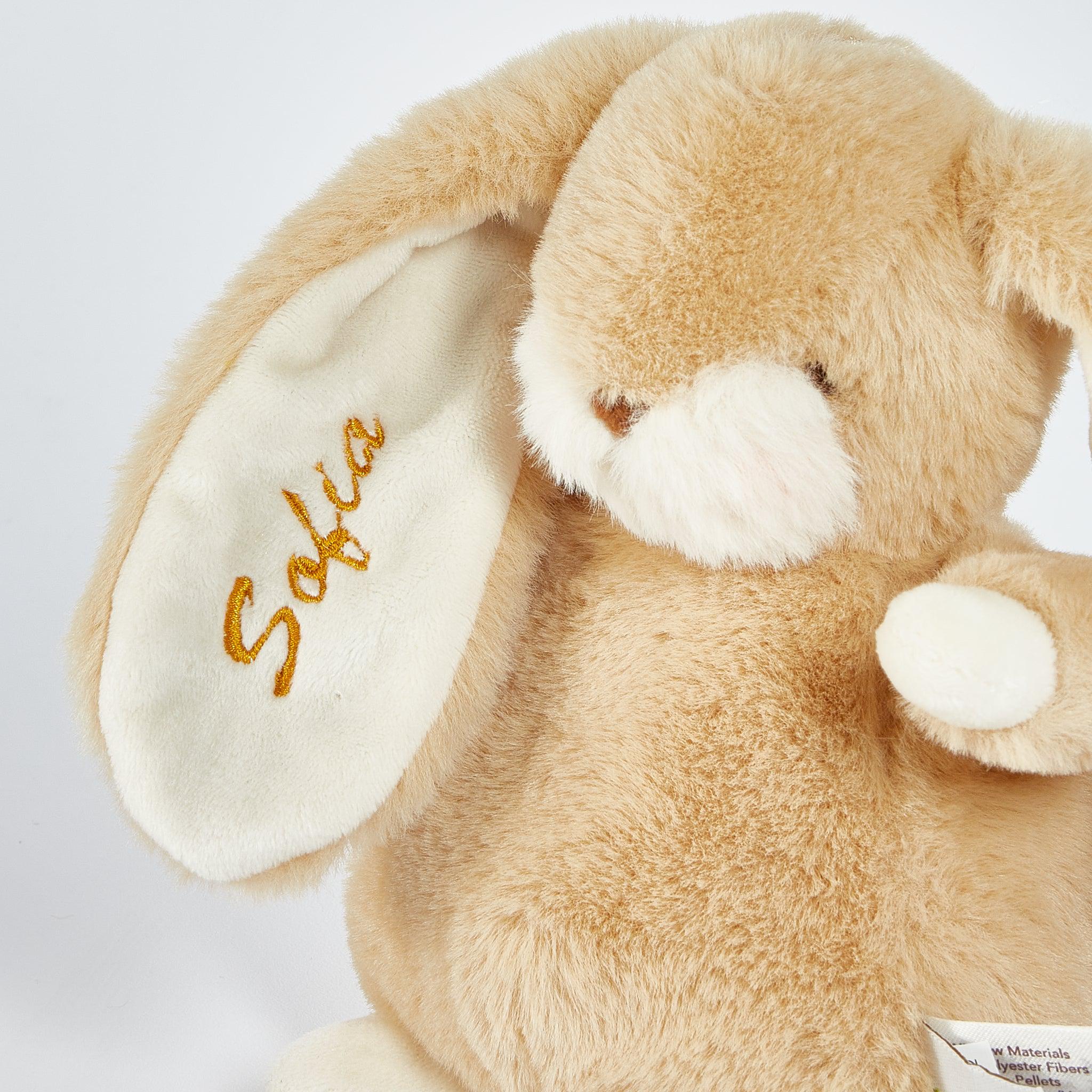 Tiny 8" Nibble Bunny - Almond Joy - Image 5